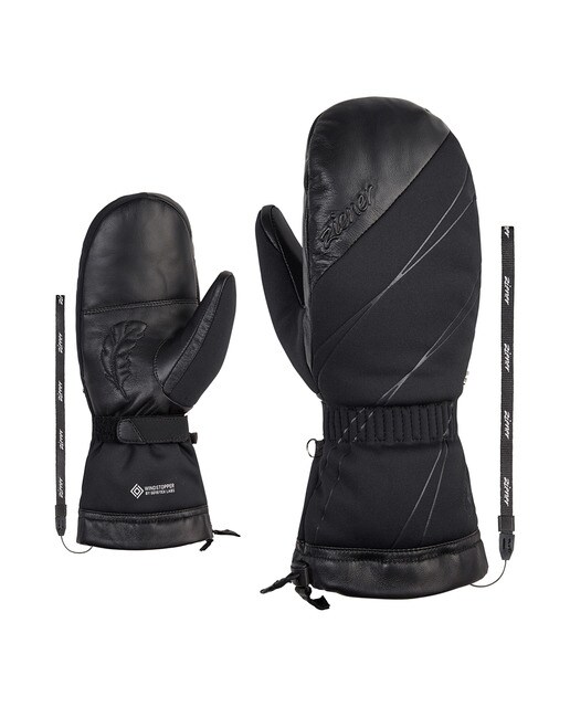 Luvas de Ski de Mulher Kliveo Ws Down Preto-1