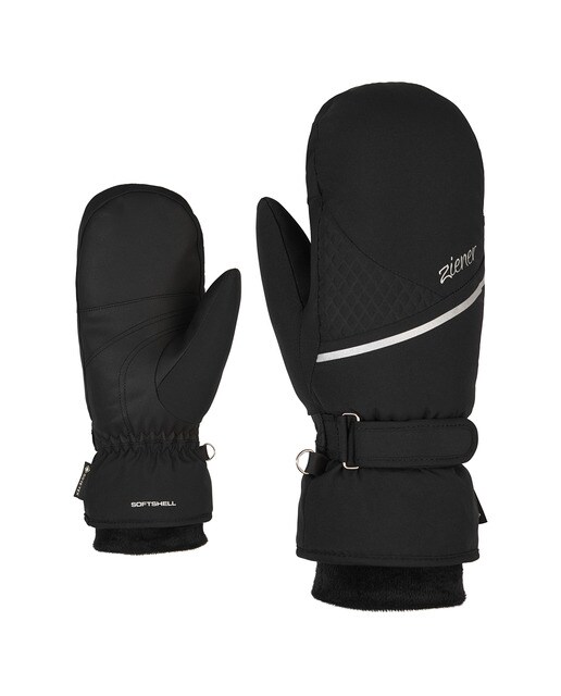 Luvas de Ski de Mulher Kiani GTX + Gore Preto-1