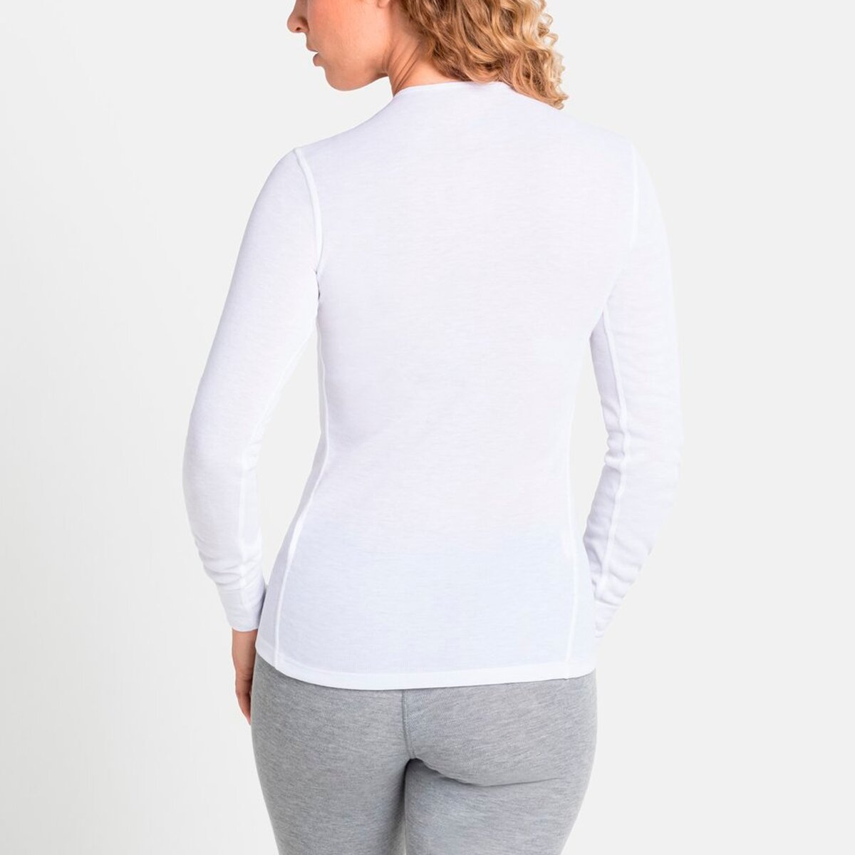 T-shirt Top Crew Active Warm Branco-4