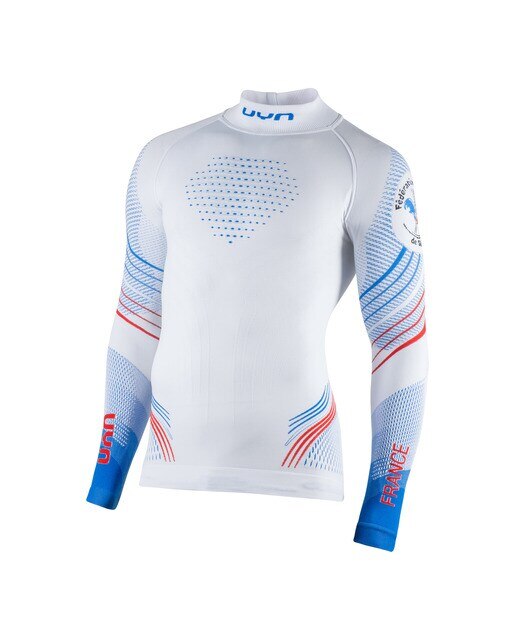 Camisola Interior Térmica de Homem França Branco-3
