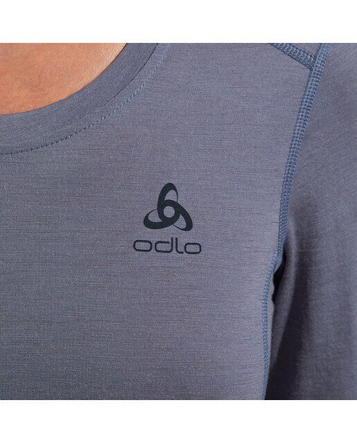 Camisola Interior Térmica de Mulher BL Top Crew Neck Merino 200 Cinzento-4