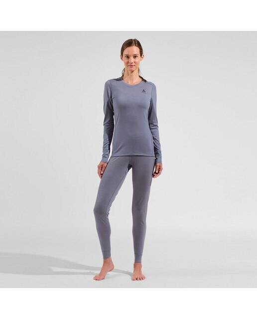 Camisola Interior Térmica de Mulher BL Top Crew Neck Merino 200 Cinzento-5