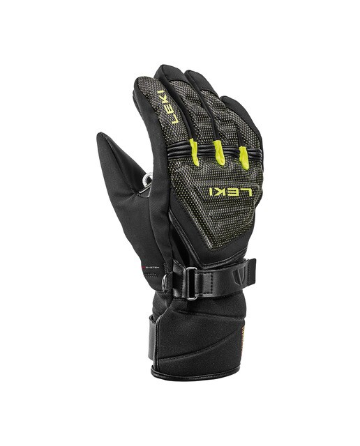 Luvas de Ski/Snowboard de Criança Race Coach C-Tech Preto / Amarelo-1