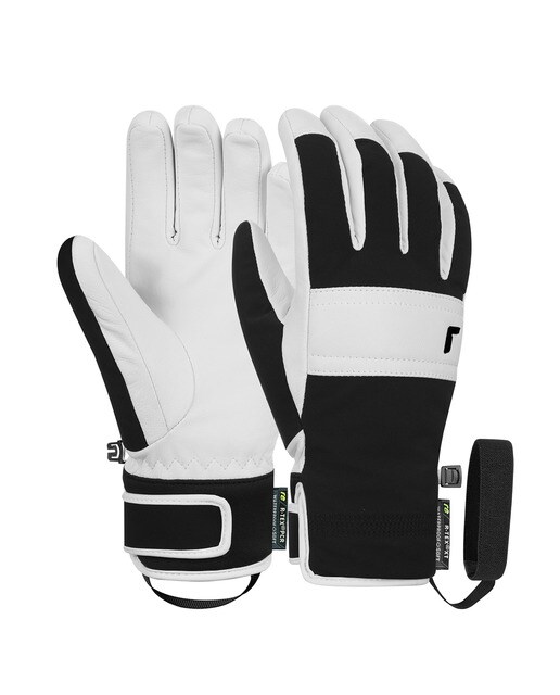 Luvas de Ski de Mulher R-Tex Preto / Branco-5