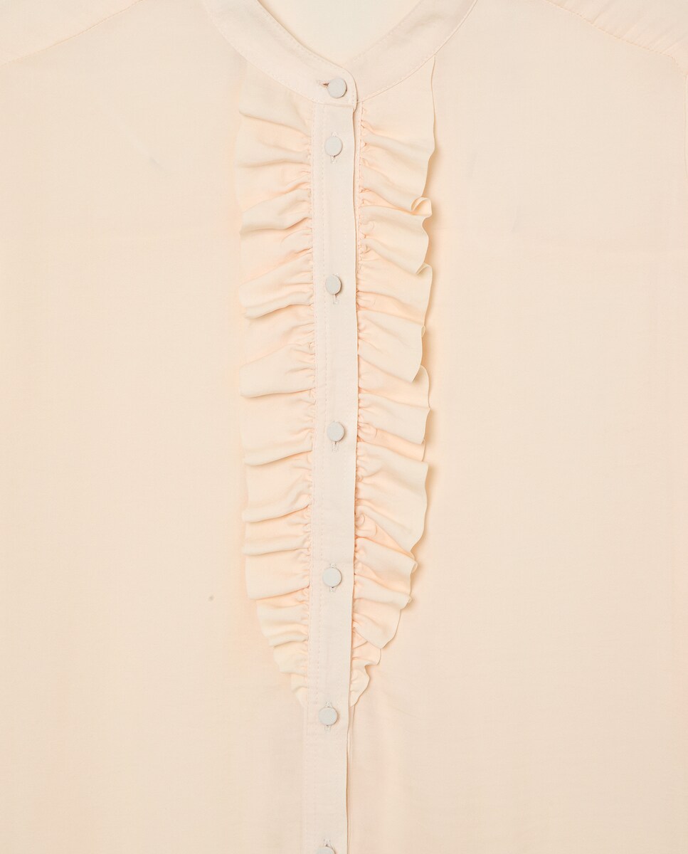 Blusa Lisa de Manga Comprida 120 Cru-6