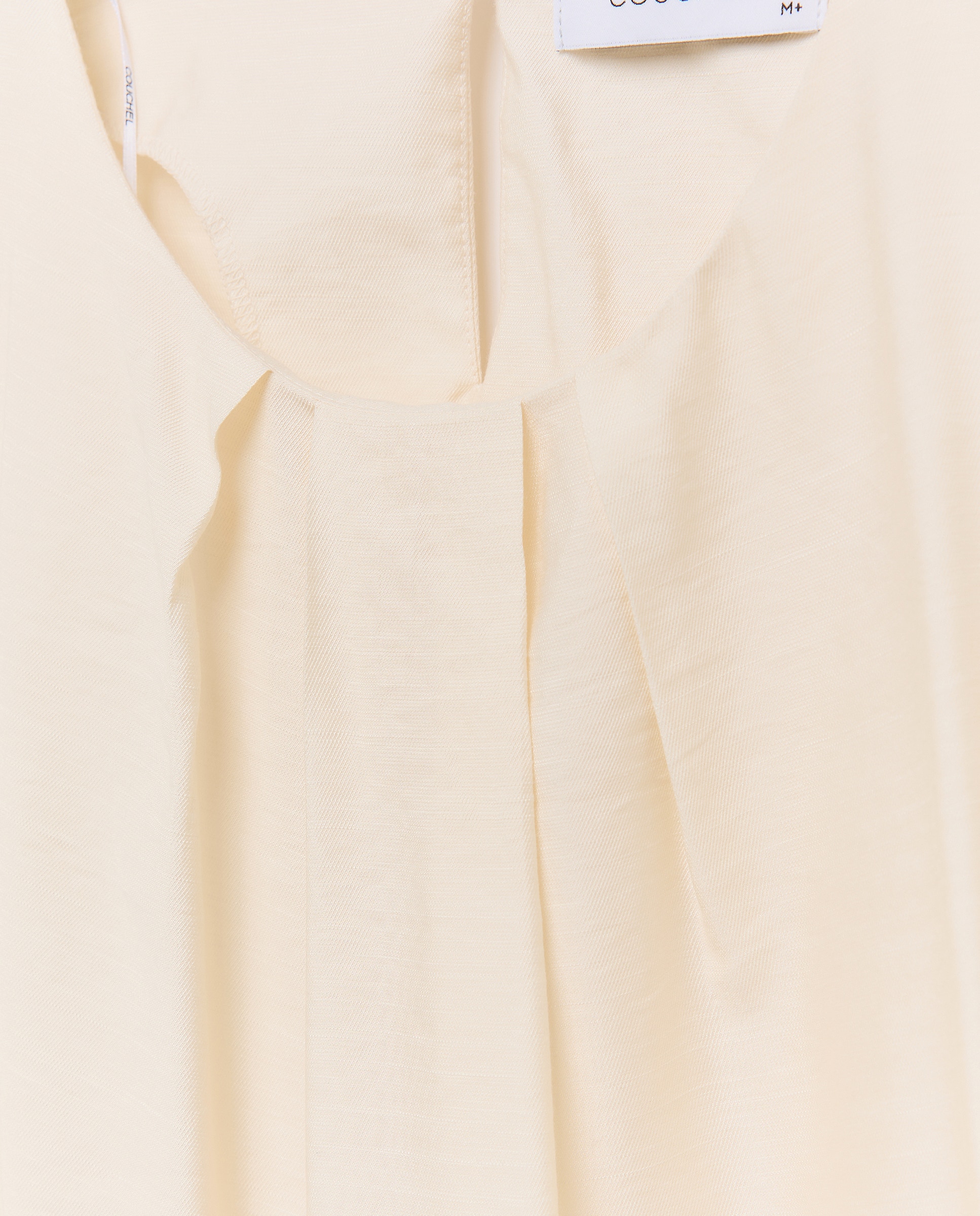 Imagen 5 de Blusa lisa de manga larga de mujer - Couchel - 120 Crudo 120 Crudo
