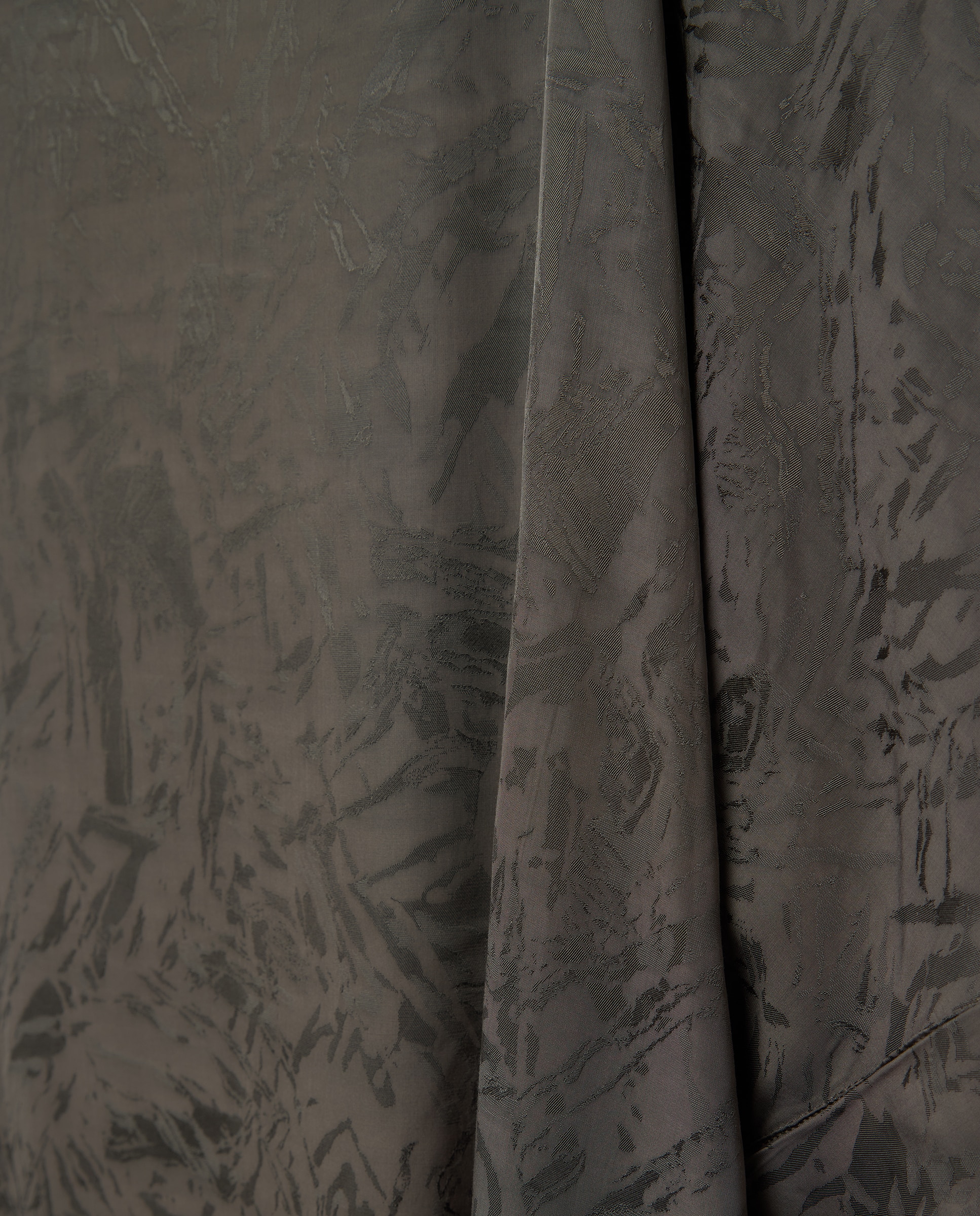 Blusa de Manga Curta em Jacquard 520 Caqui-5