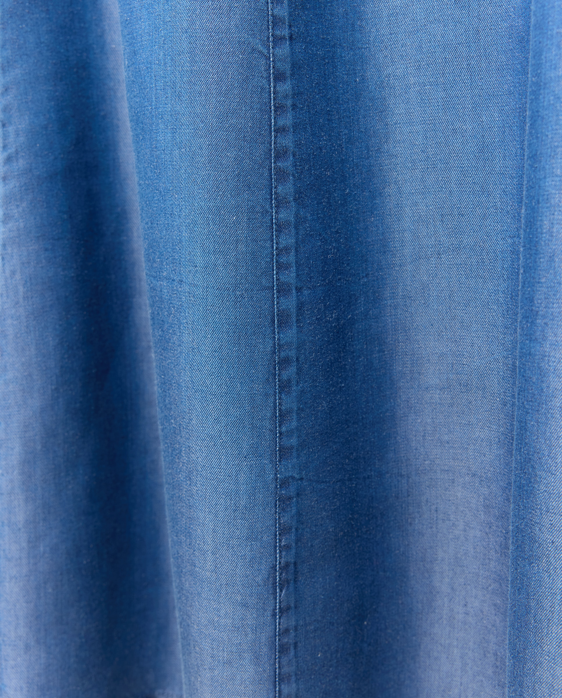 Saia Midi Fluida de Lyocell 400 Azul-5