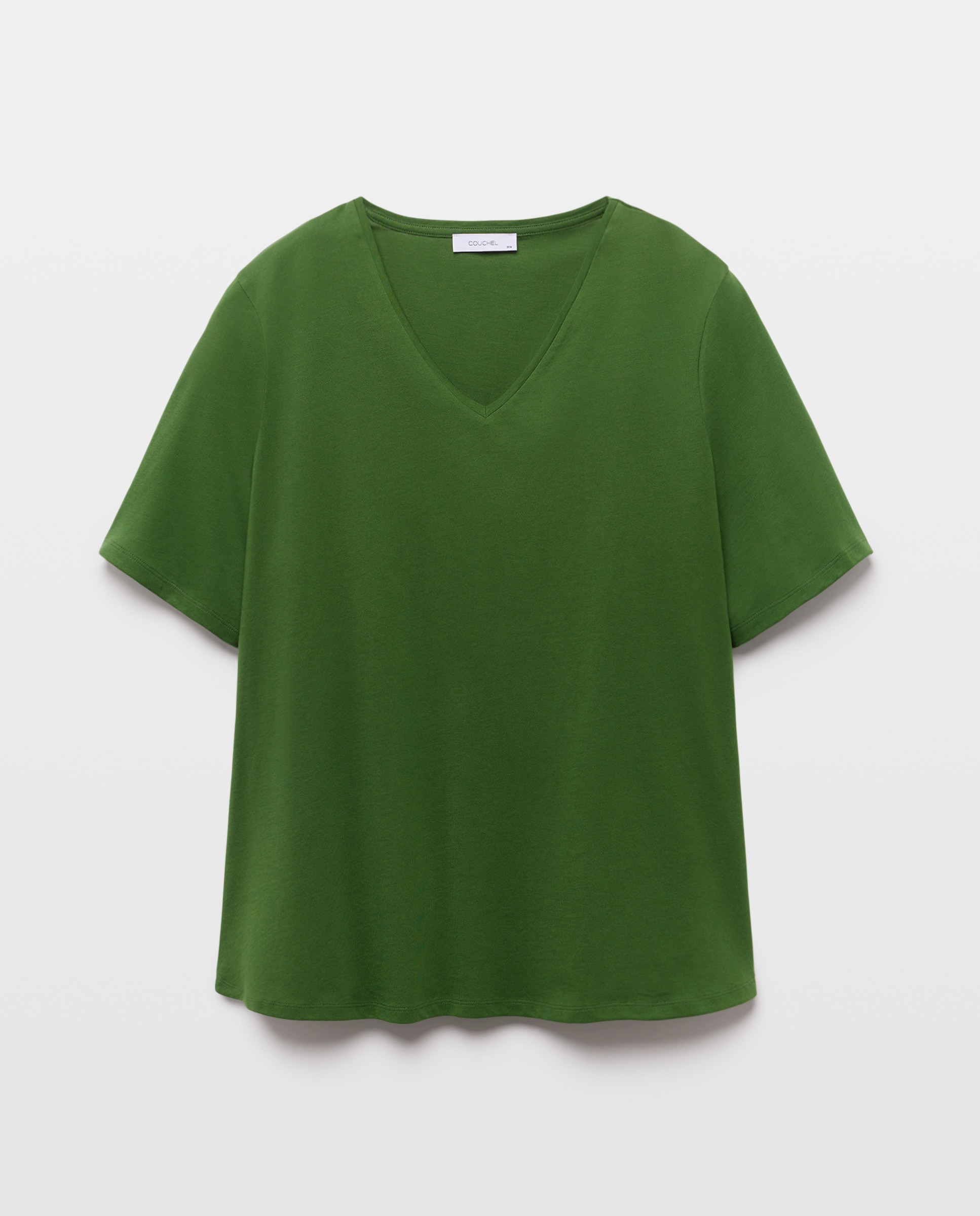 T-shirt Lisa com Manga Curta Verde-4