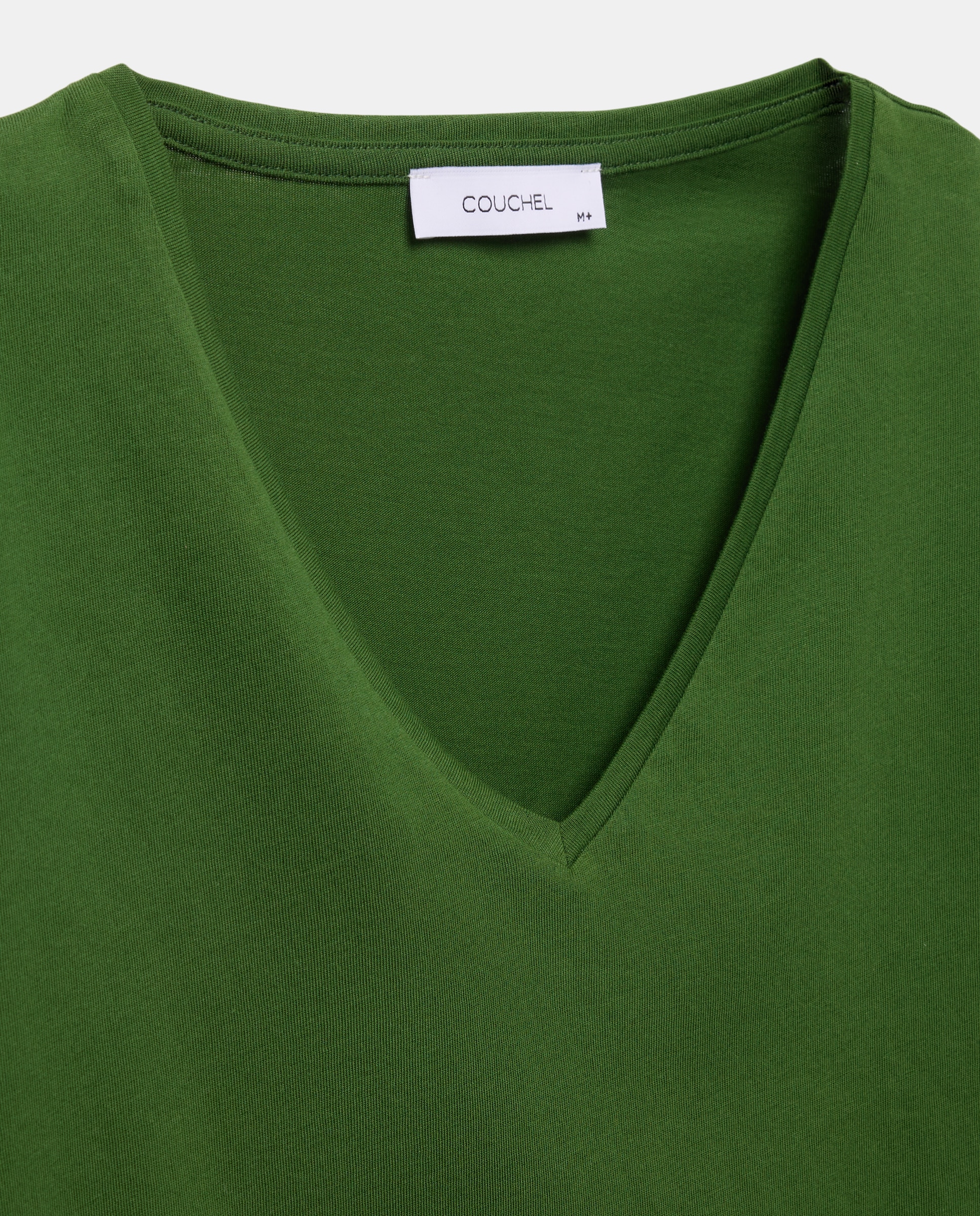 T-shirt Lisa com Manga Curta Verde-5