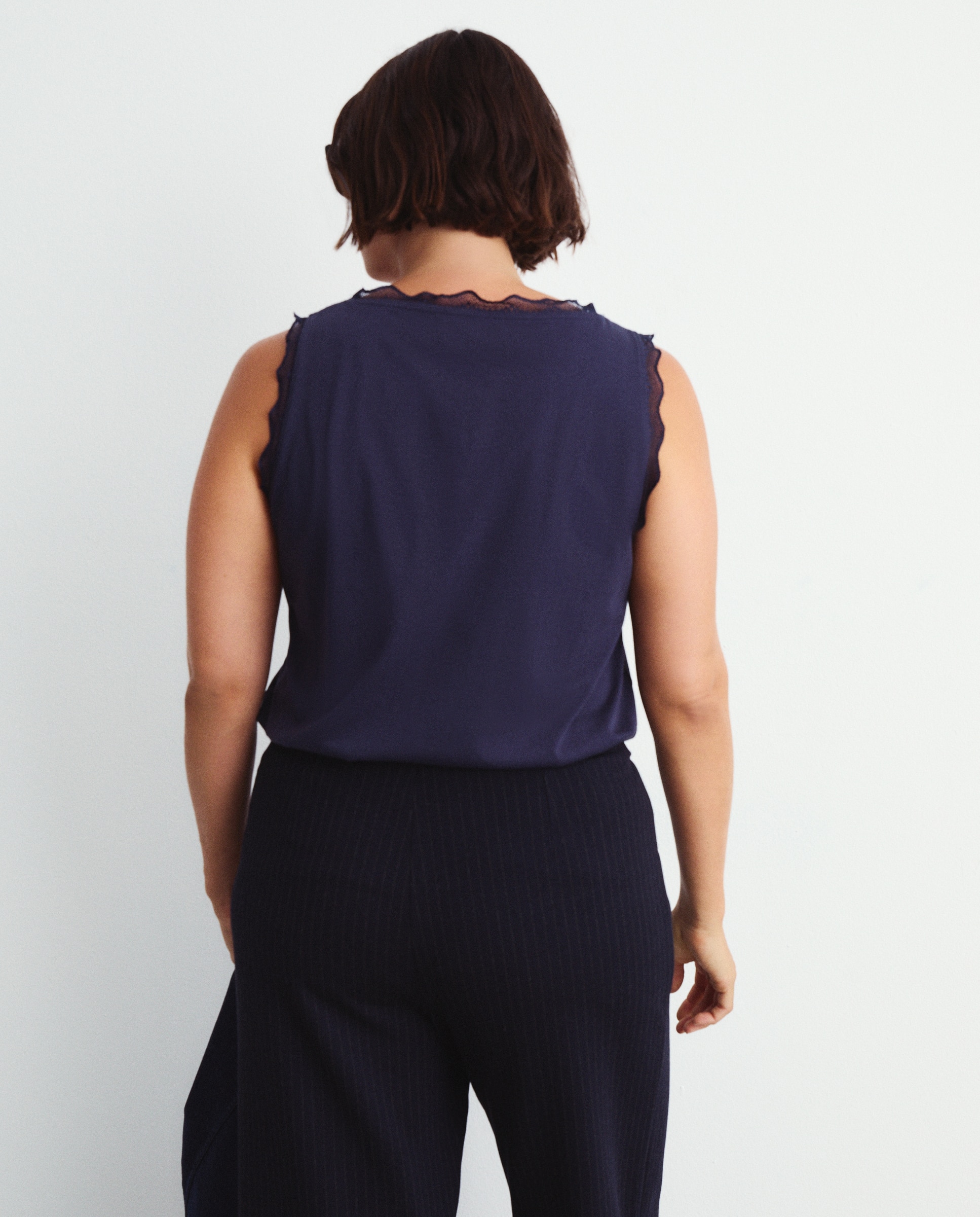 T-shirt Rendilhada Azul-marinho-4