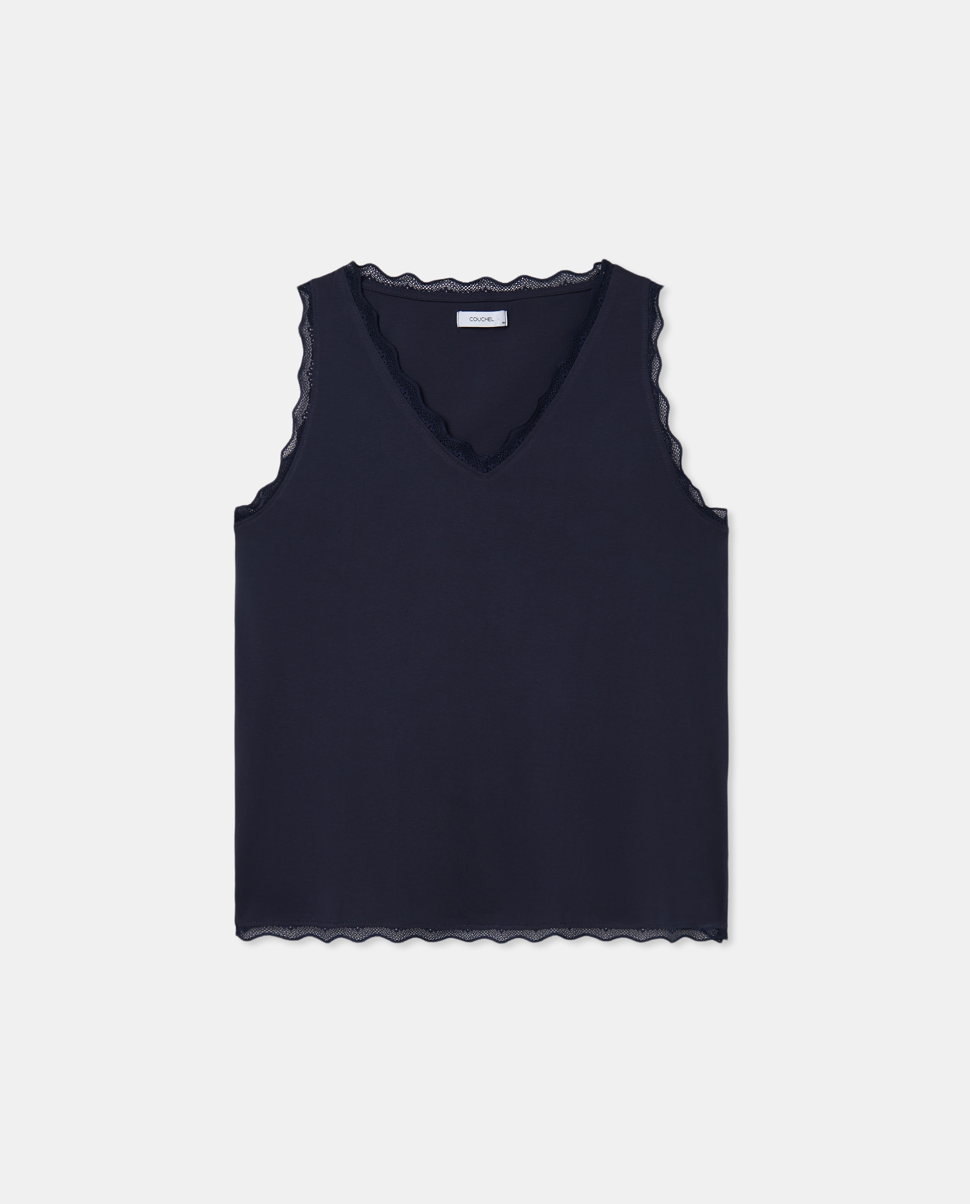 T-shirt Rendilhada Azul-marinho-5