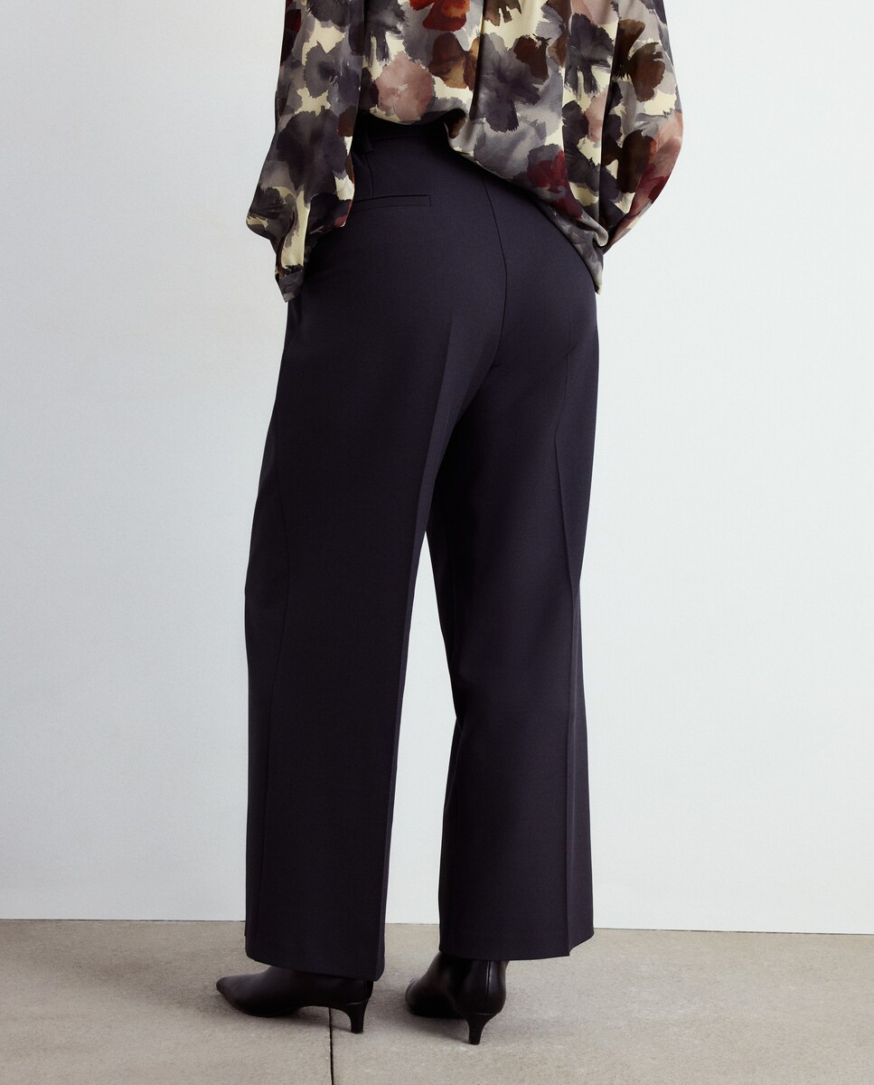 Calças Formais Largas 830 Antracite-3