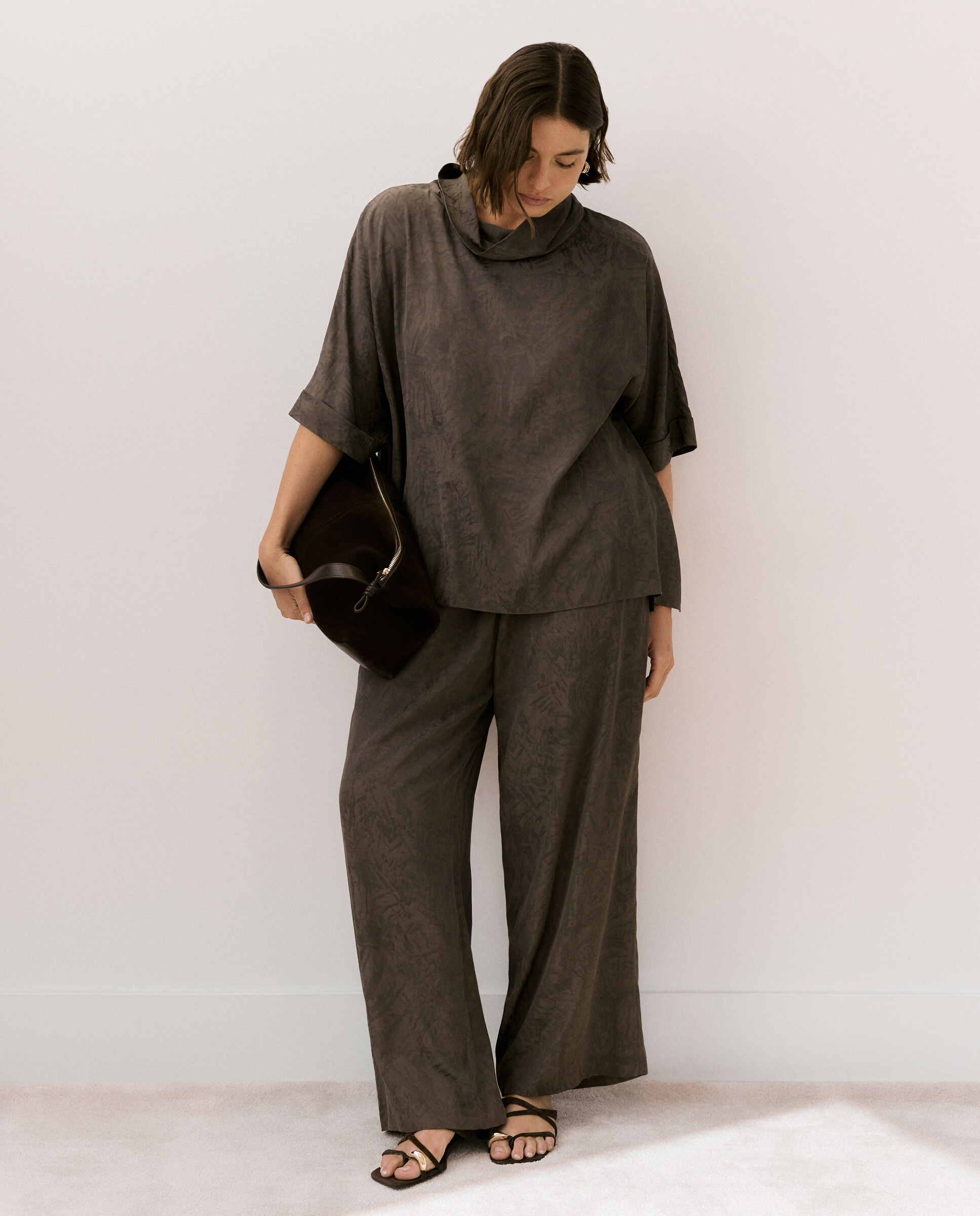 Imagem 0 de Calças Jacquard Total Look