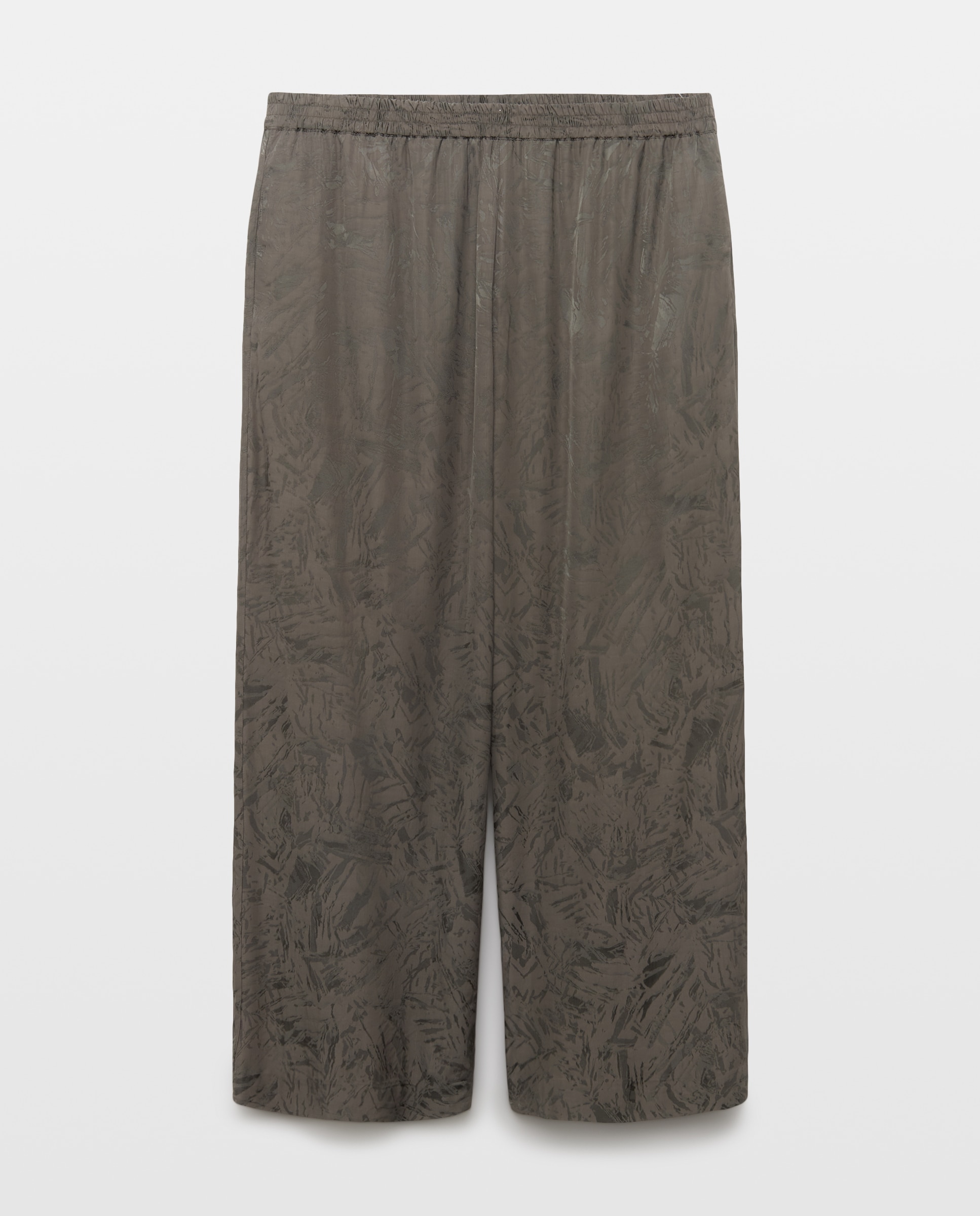 Calças Jacquard Total Look 520 Caqui-4