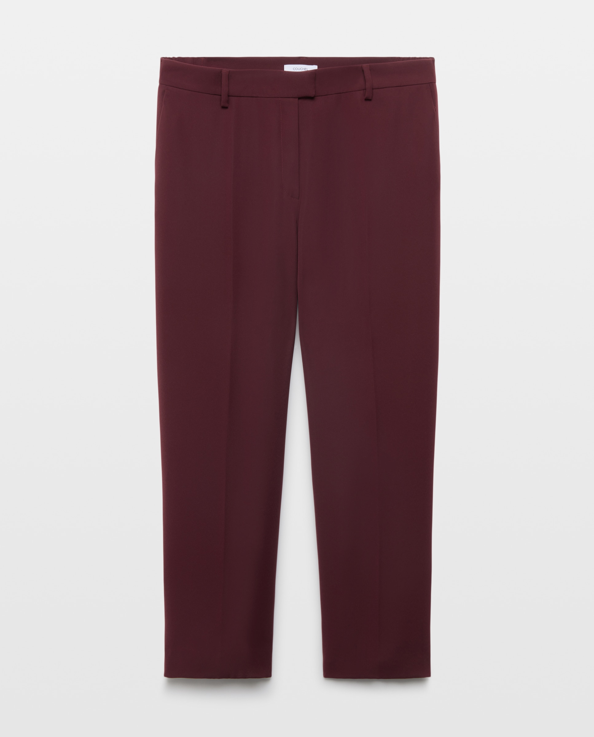 Pantalón mujer semipitillo - Couchel - Burdeos Burdeos-4