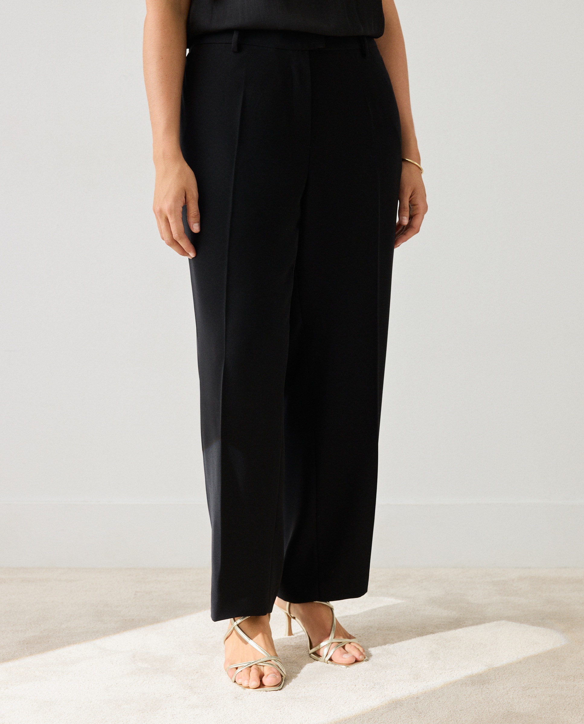 Pantalón mujer semipitillo - Couchel - Negro Negro-2