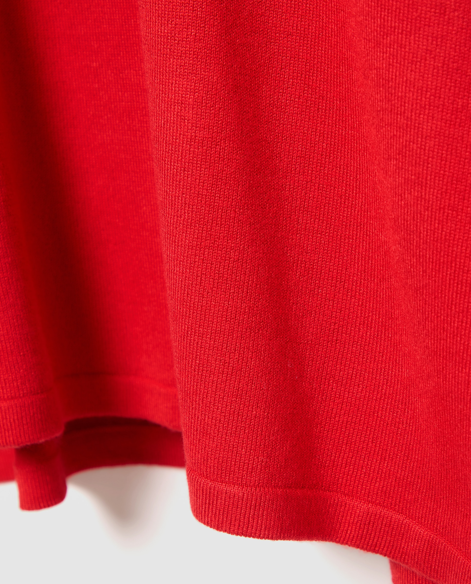 Camisola de malha básica de mulher com decote em bico 600 Vermelho-5