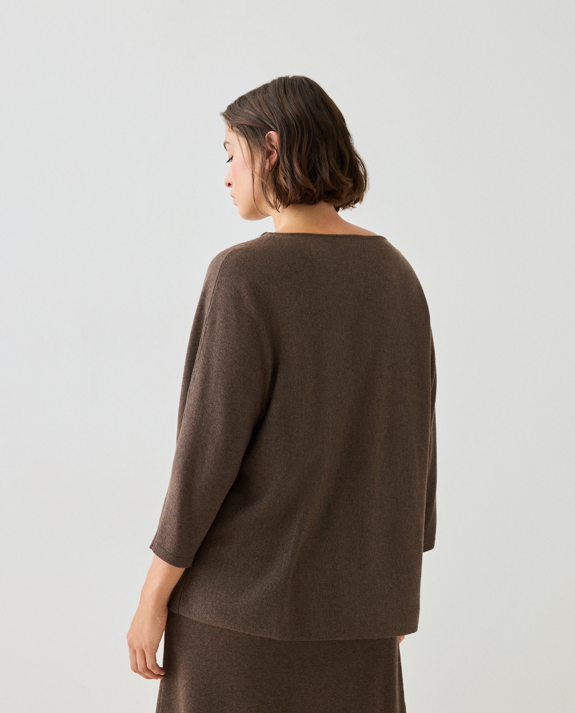 Jersey de mujer de cuello asimétrico - Couchel - 790 Bronce 790 Bronce-3