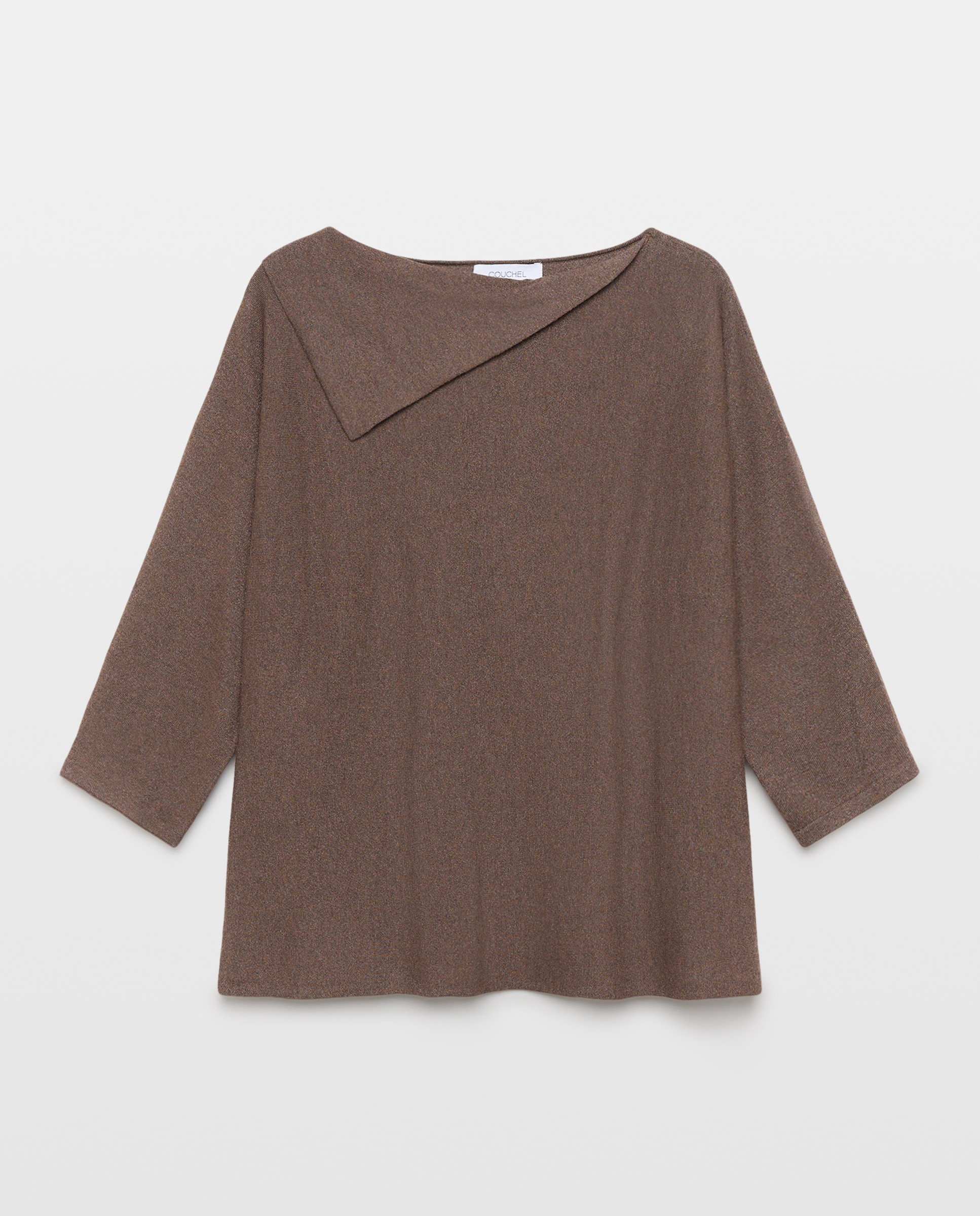 Jersey de mujer de cuello asimétrico - Couchel - 790 Bronce 790 Bronce-4