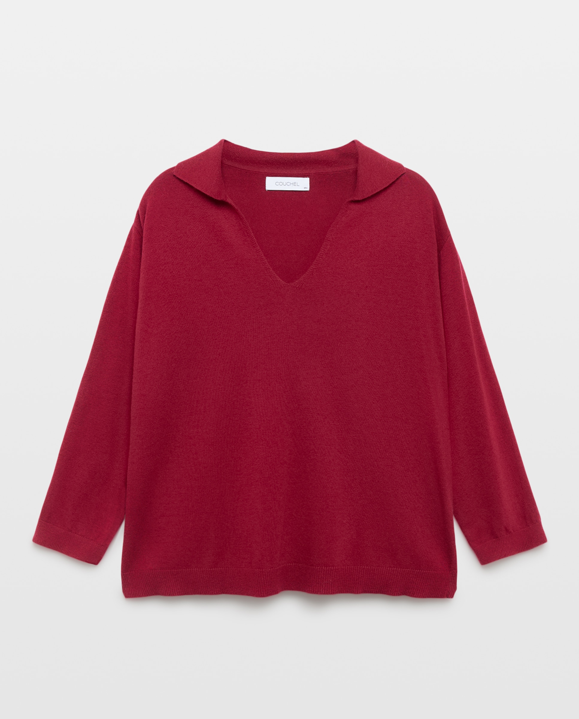 Imagem 0 de Camisola de Malha de Lã com Colarinho de Polo
