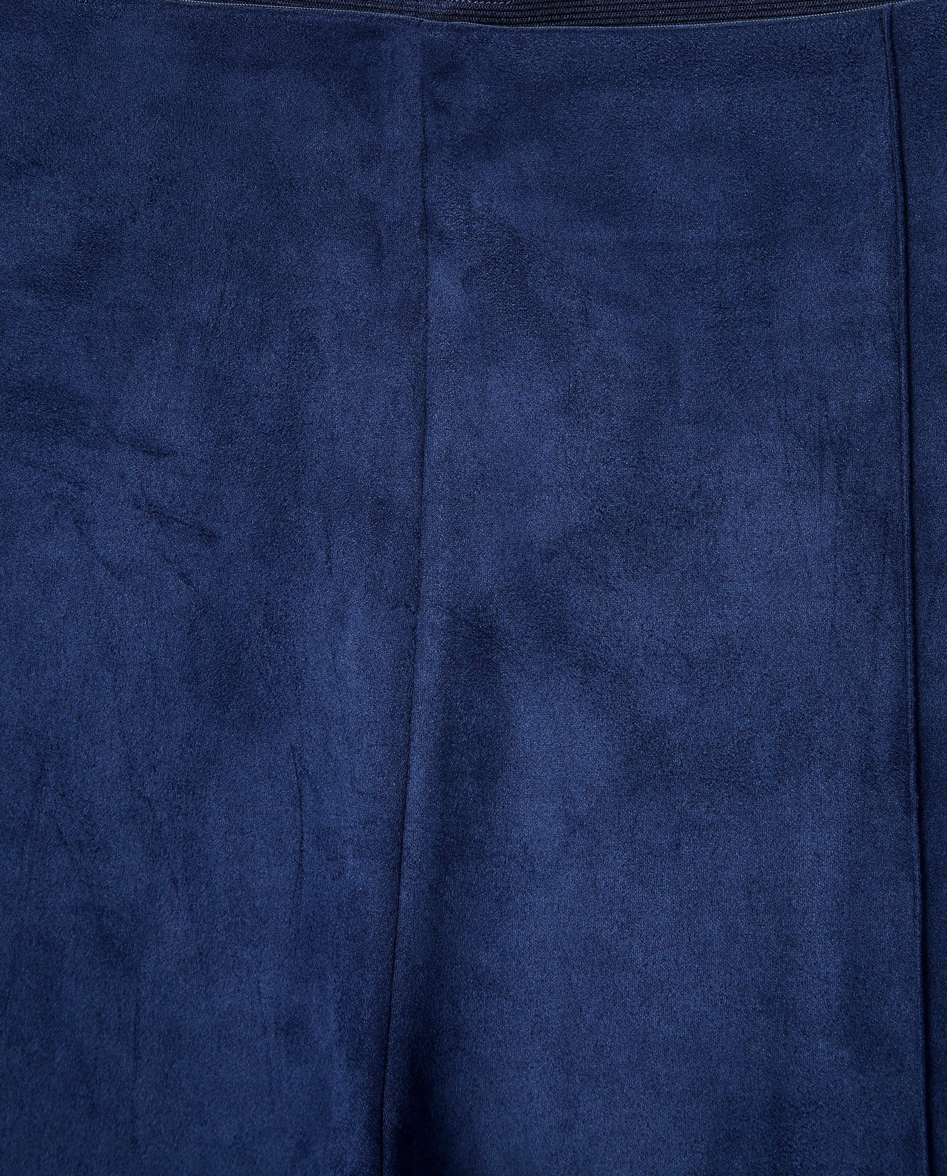 Calças de Efeito de Camurça 430 Azul Escuro-5