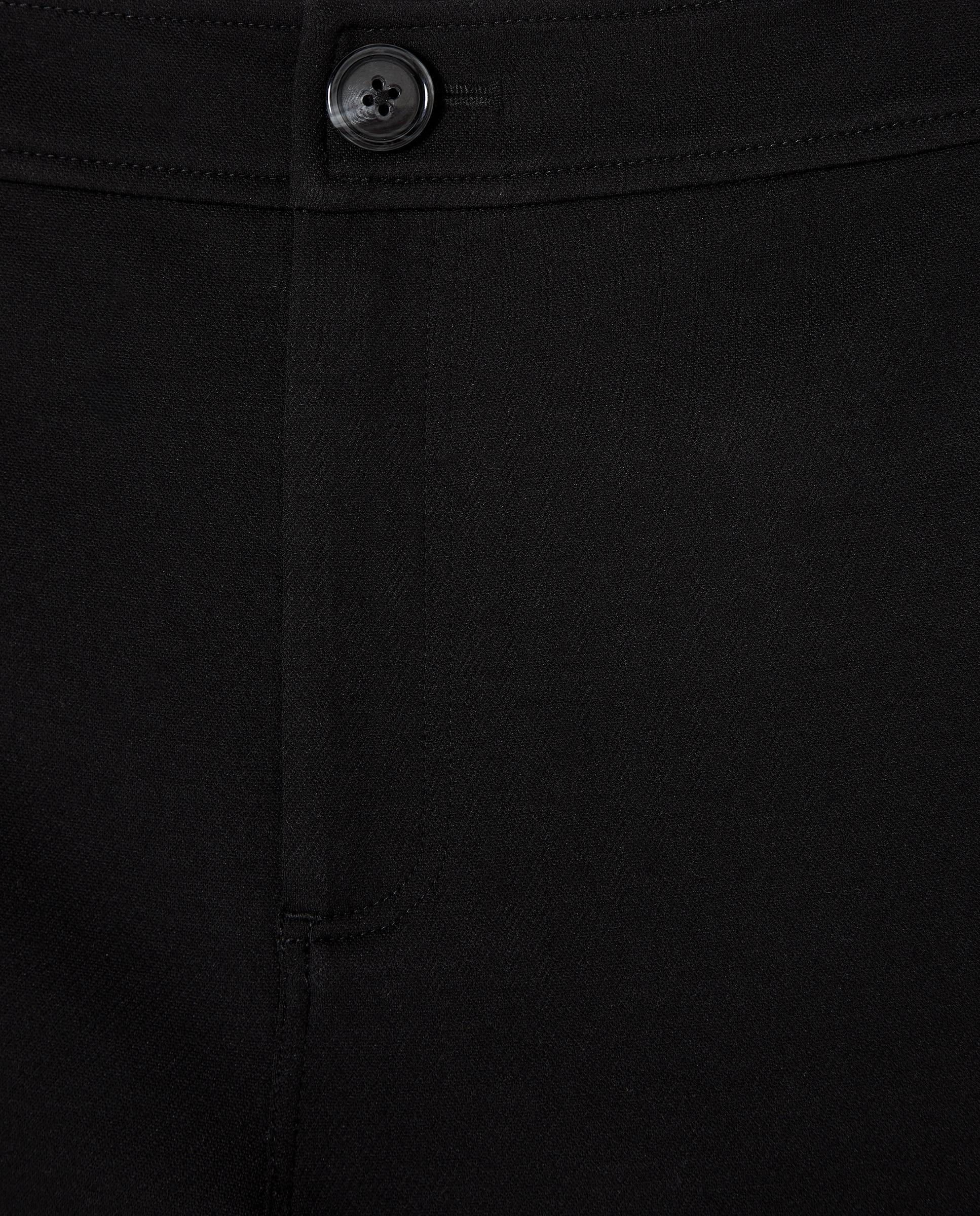 Calças Lisas de Viscose Preto-5