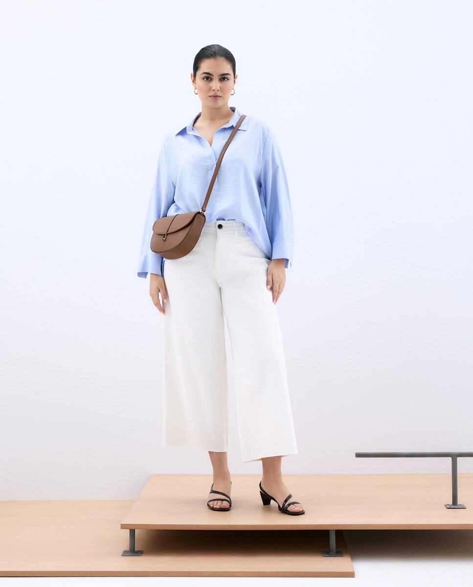 Imagen 0 de Vaquero culotte de mujer Azul oscuro