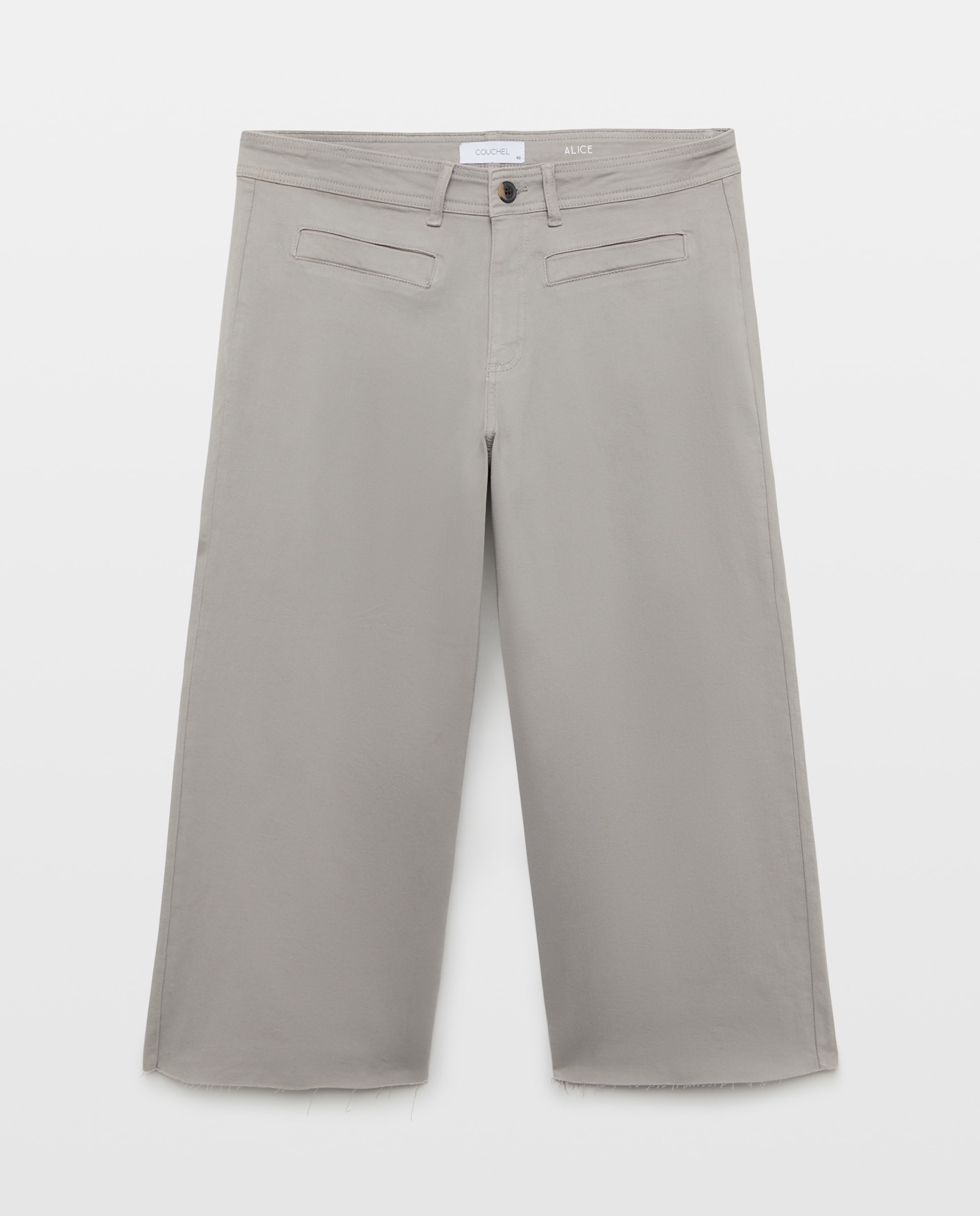 Vaquero culotte de mujer - Couchel - 820 Gris medio 820 Gris medio-5