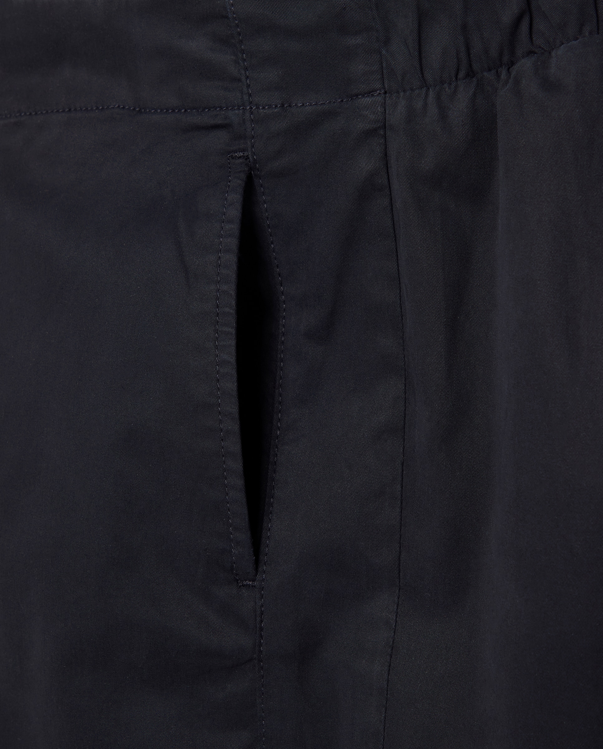 Pantalón ancho de mujer con cinturilla - Couchel - Azul marino Azul marino-5