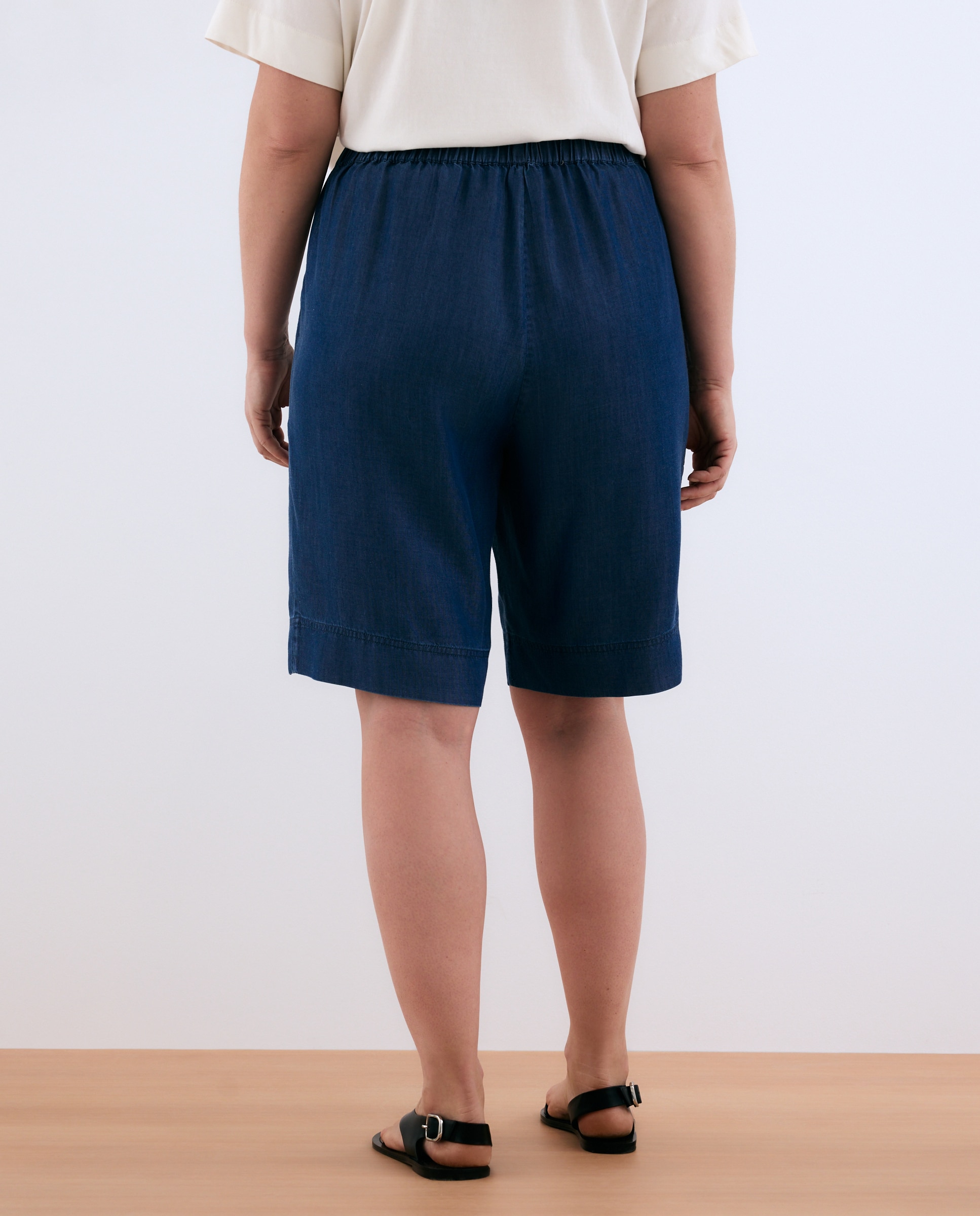 Bermudas de Lyocell 400 Azul-3