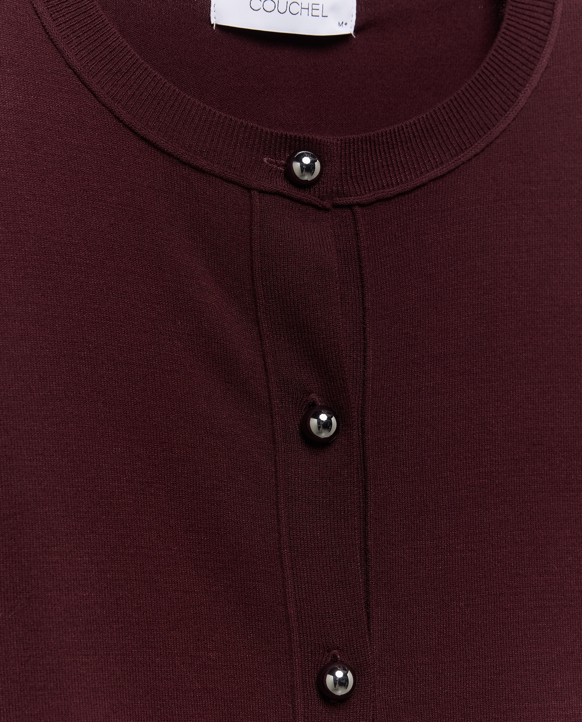 Cardigan de Viscose Liso 291 Beringela-7
