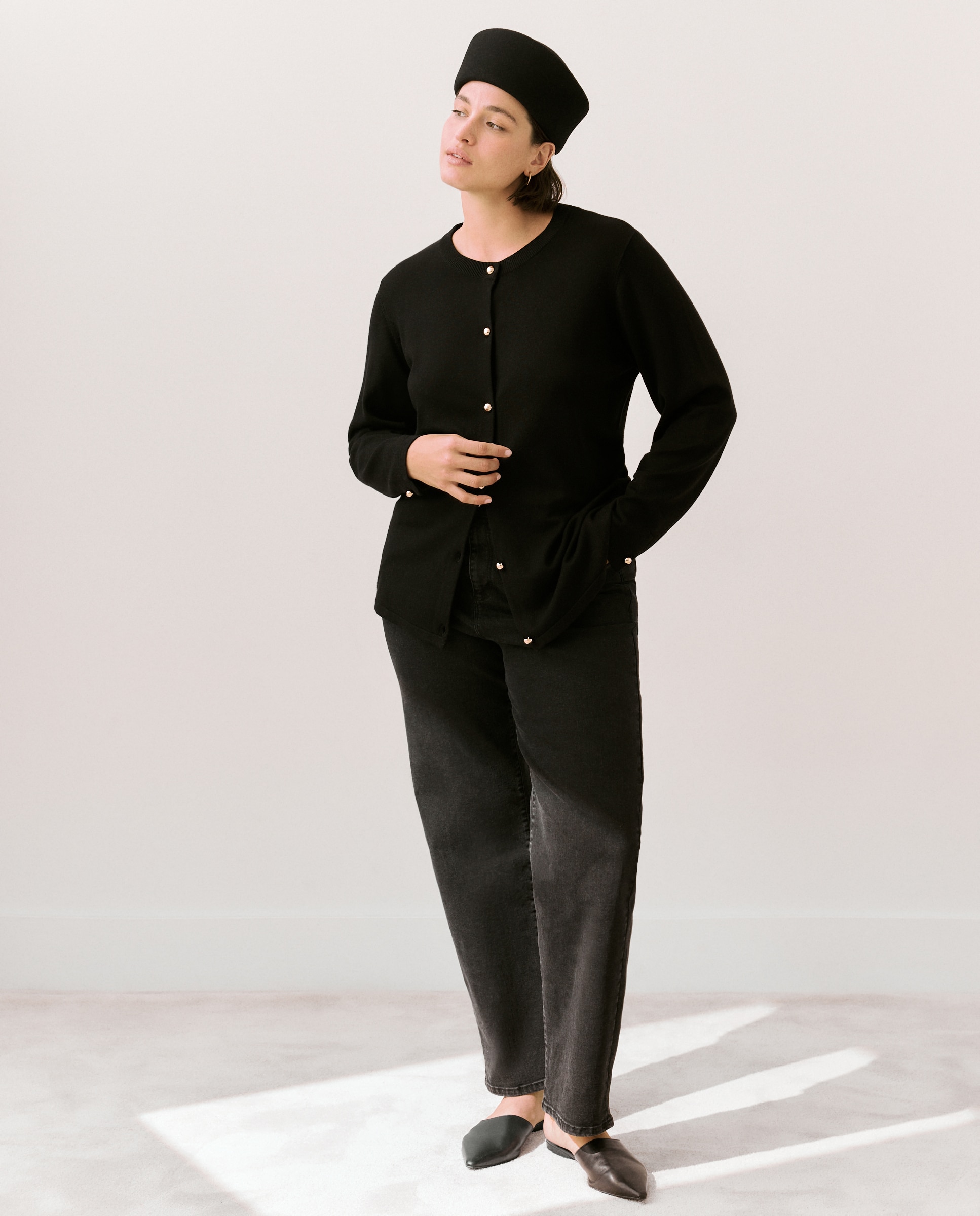Chaqueta boba de mujer - Couchel - Negro Negro-1