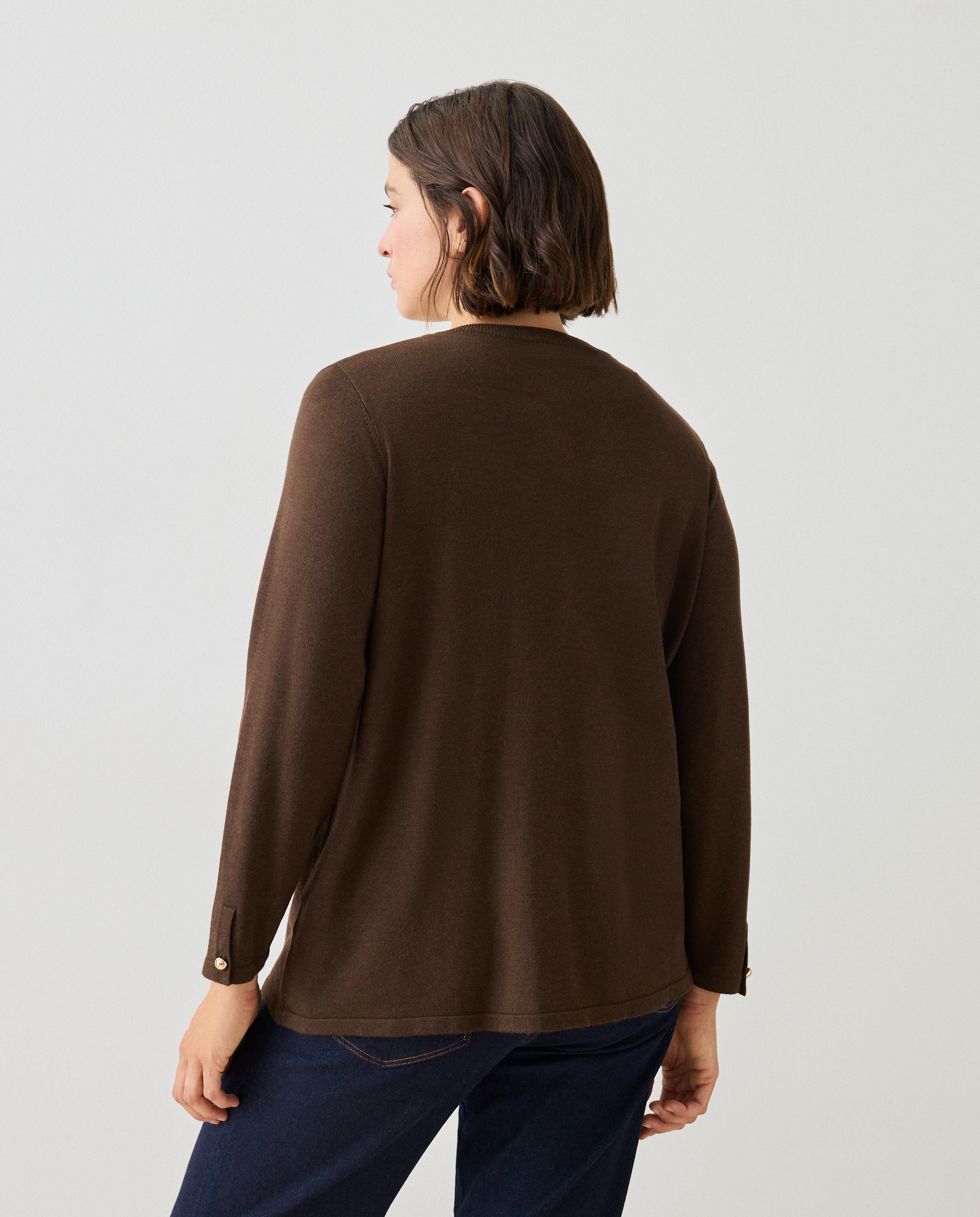 Chaqueta boba de mujer - Couchel - Marrón Marrón-3