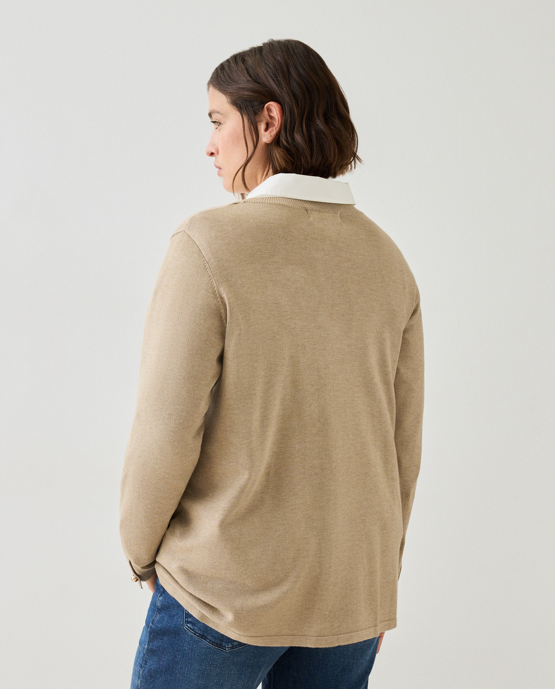 Chaqueta boba de mujer - Couchel - Beige Beige-3