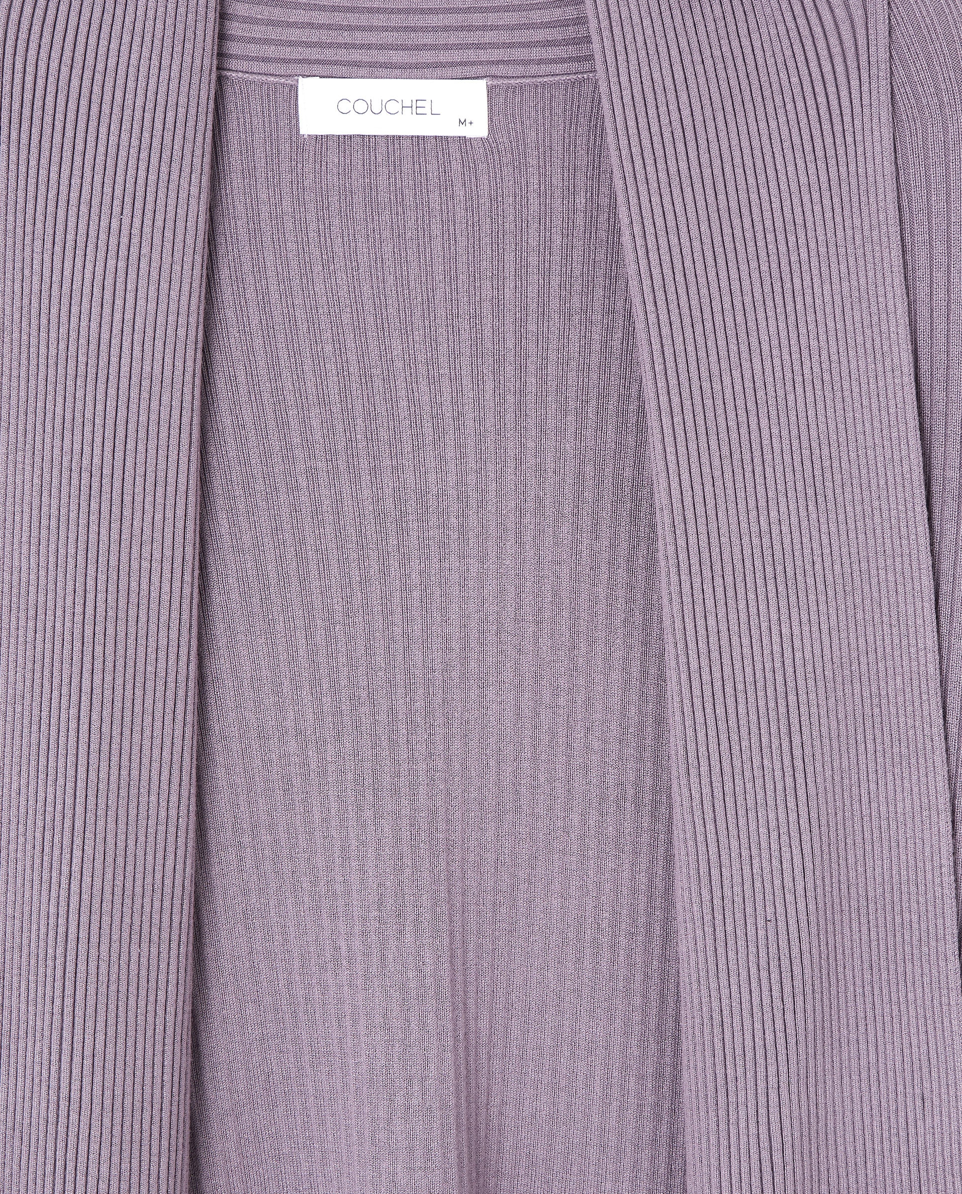 Casaco de Malha Comprido  Roxo-5