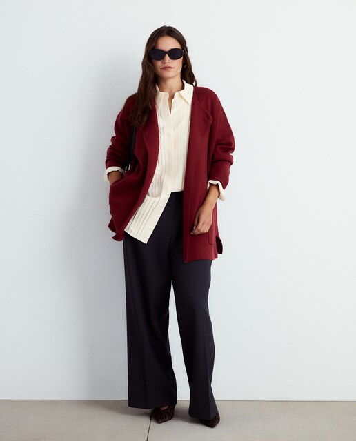 Imagem 0 de Casaco de malha comprido