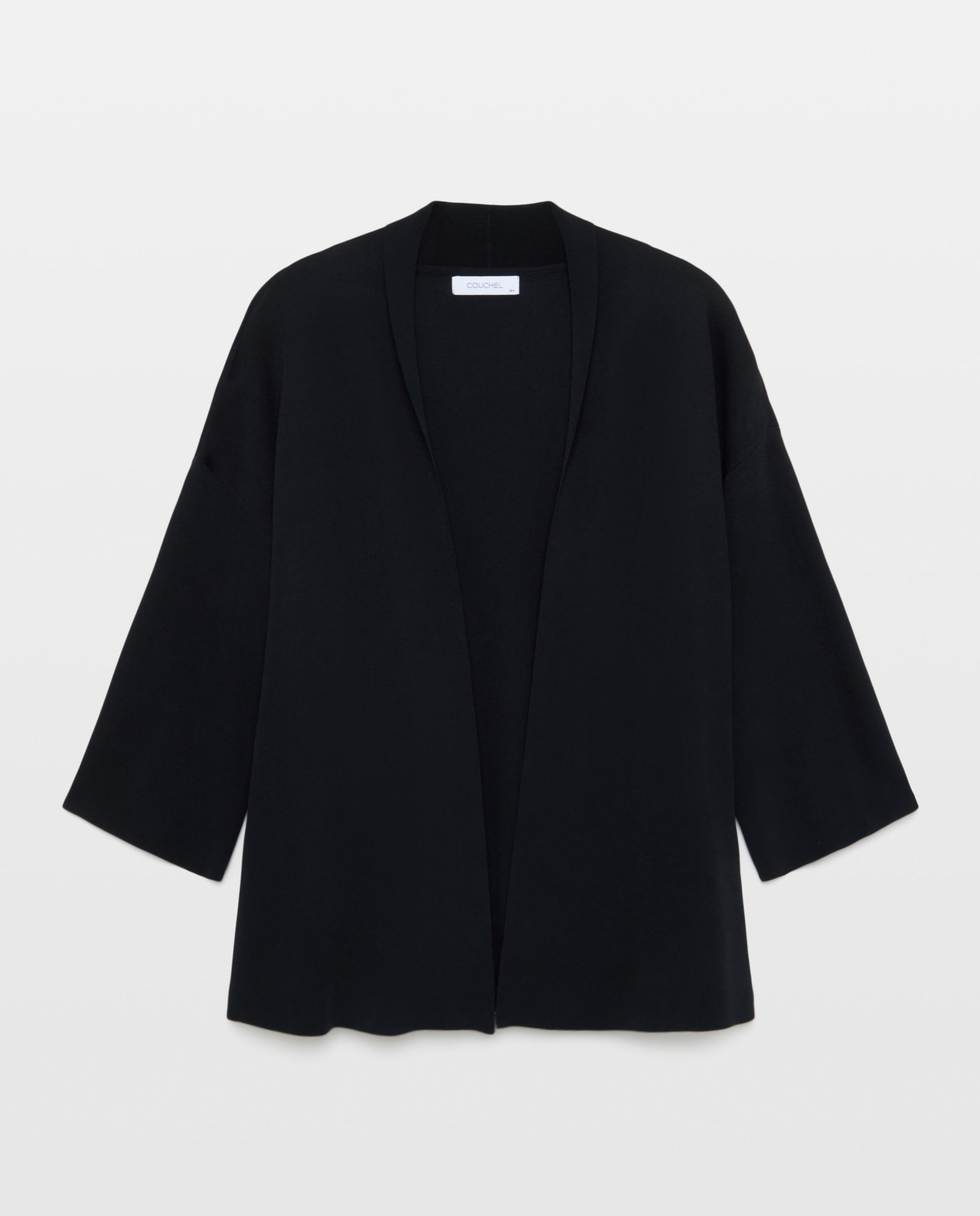 Imagen 5 de Chaqueta de mujer en punto milano - Couchel - Negro Negro