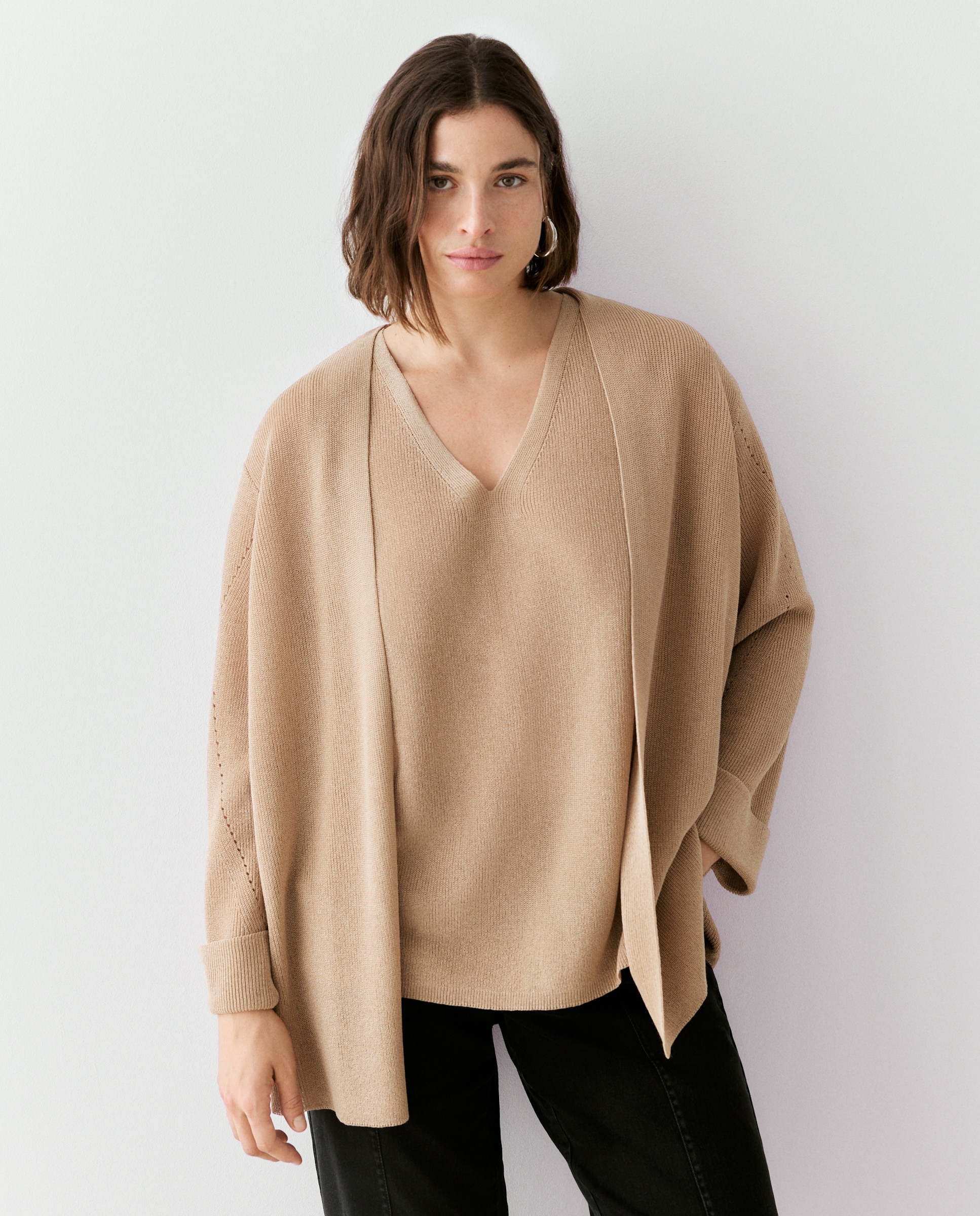 Imagen 2 de Chaqueta lisa de manga larga de mujer - Couchel - 390 Oro 390 Oro