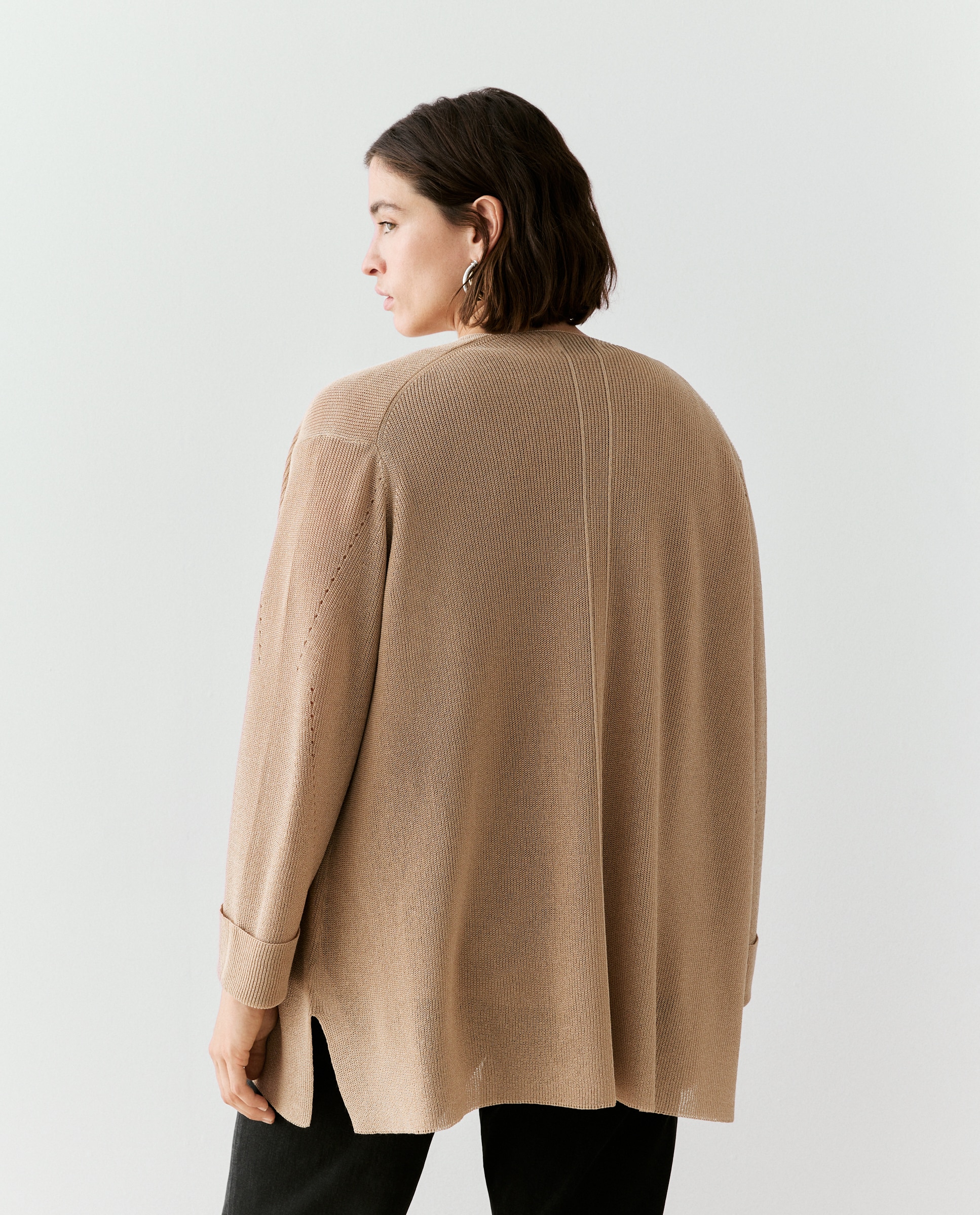 Imagen 3 de Chaqueta lisa de manga larga de mujer - Couchel - 390 Oro 390 Oro