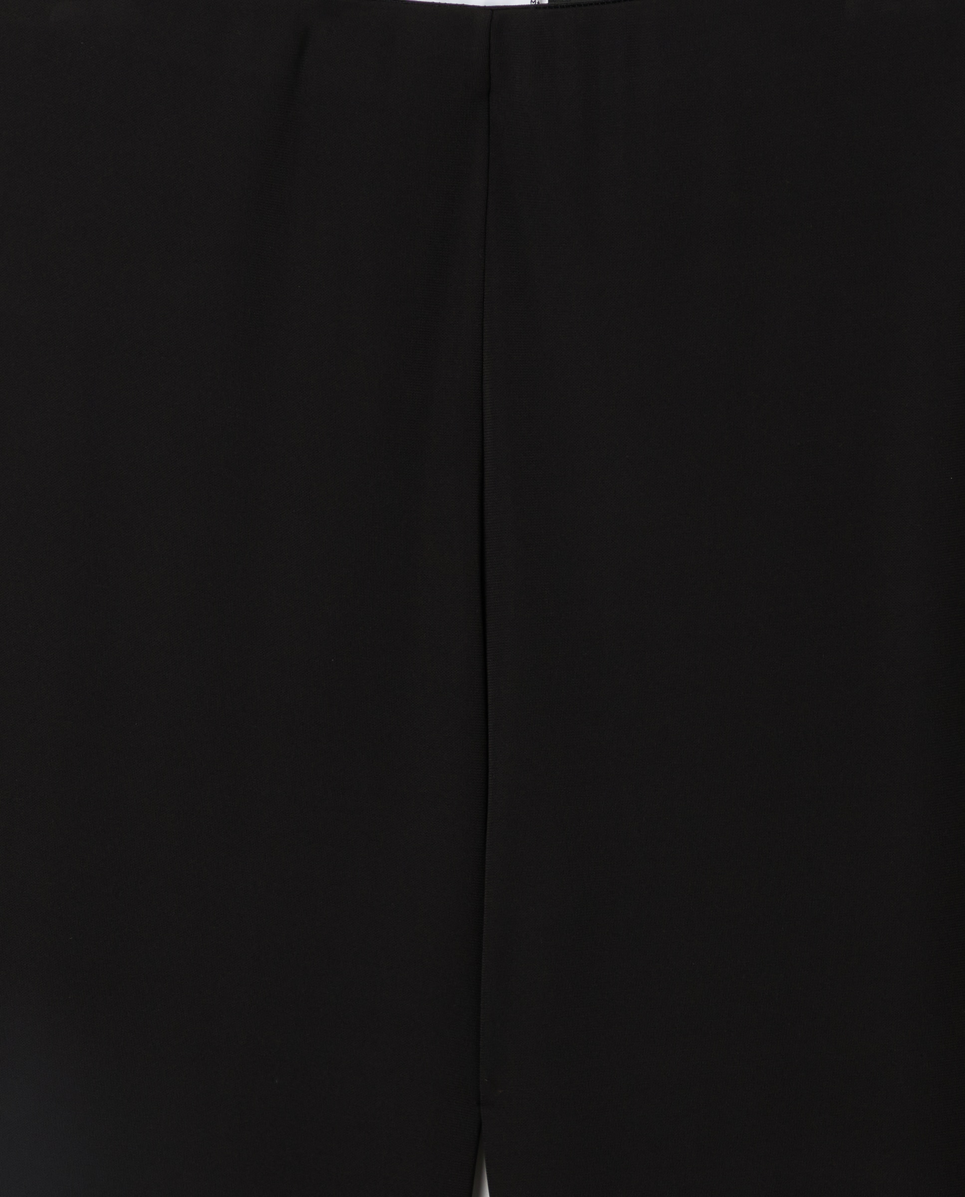 Calças de malha fluidas Preto-5