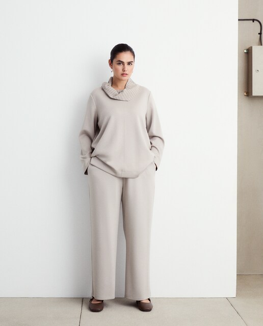 Imagen 0 de Pantalones punto de mujer