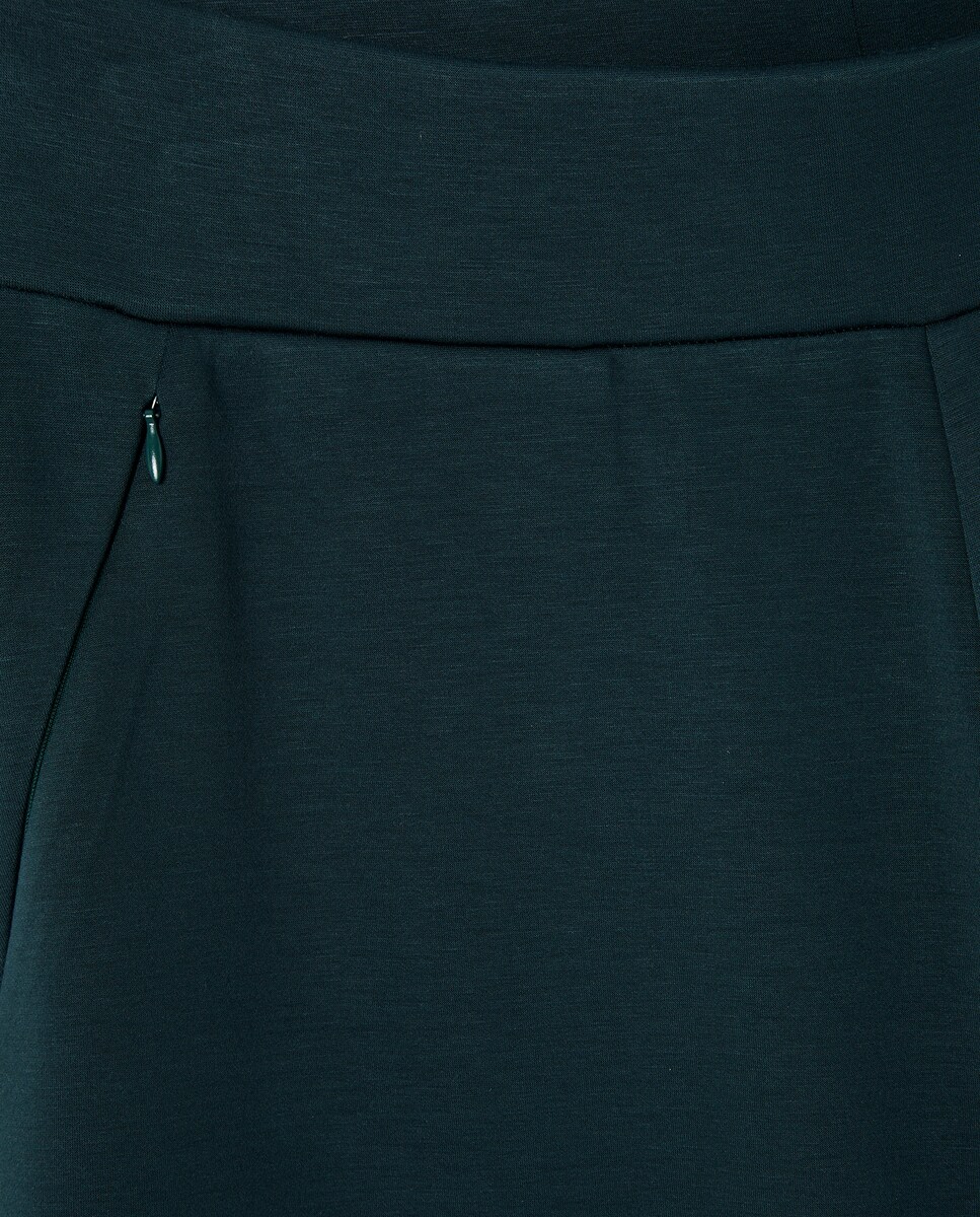 Calças de Malha Verde-5