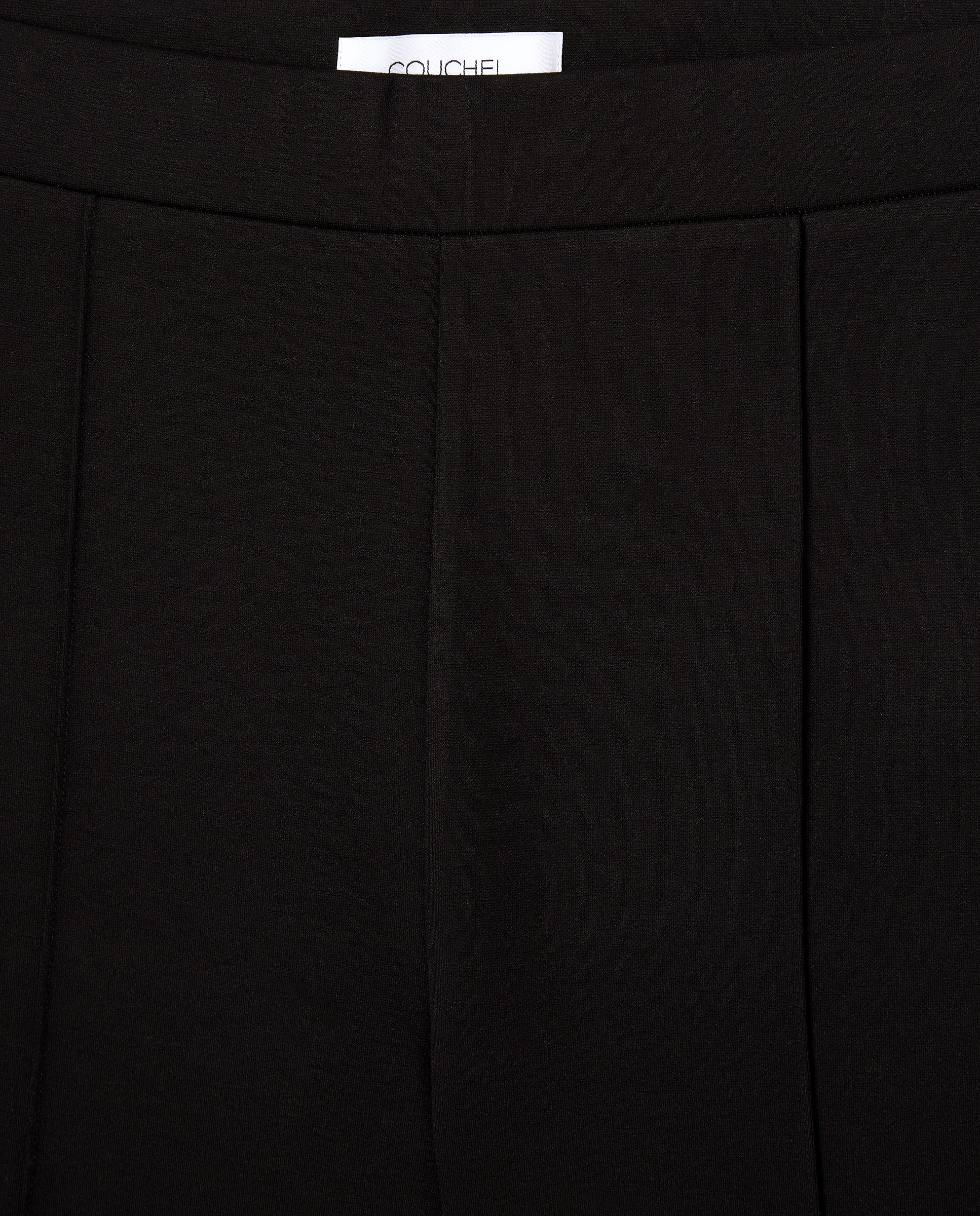 Leggins de punto lisos de mujer - Couchel - Negro Negro-5