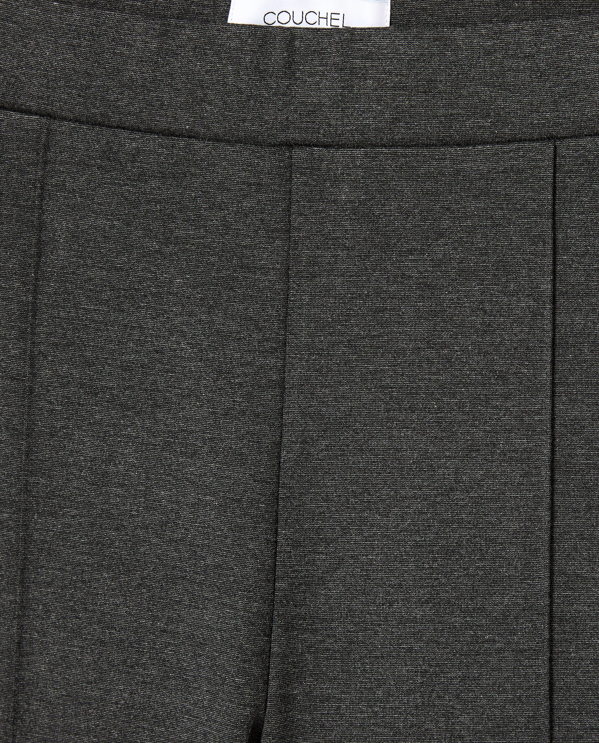 Leggings de Ponto Liso 820 Cinzento Médio-5