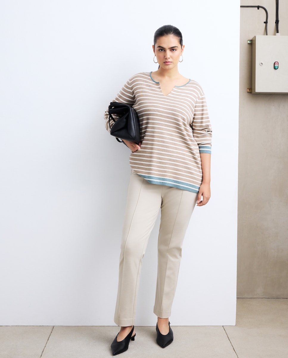 Leggings de Ponto Liso 120 Cru-1