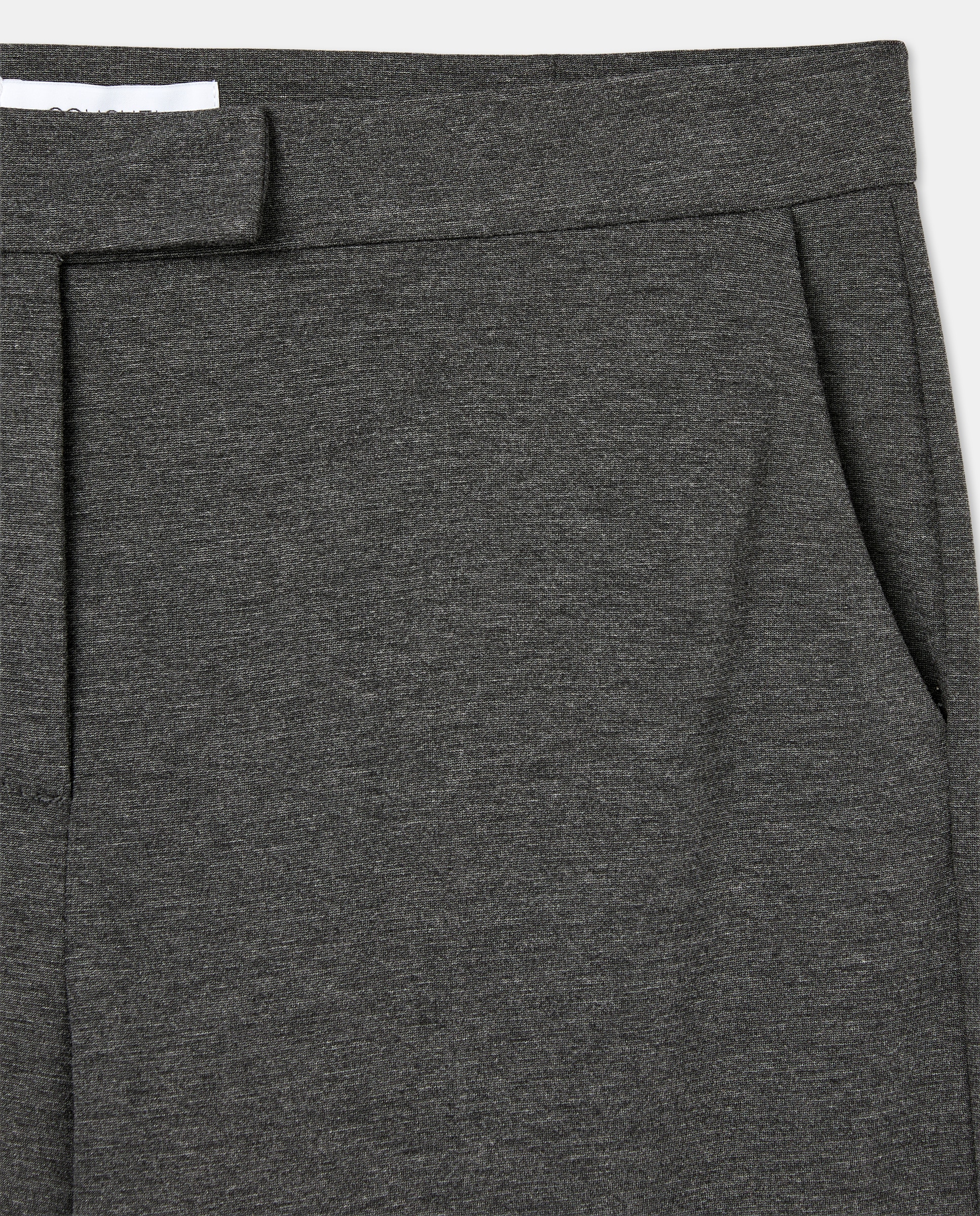 Calças largas de malha Cinzento-escuro-6