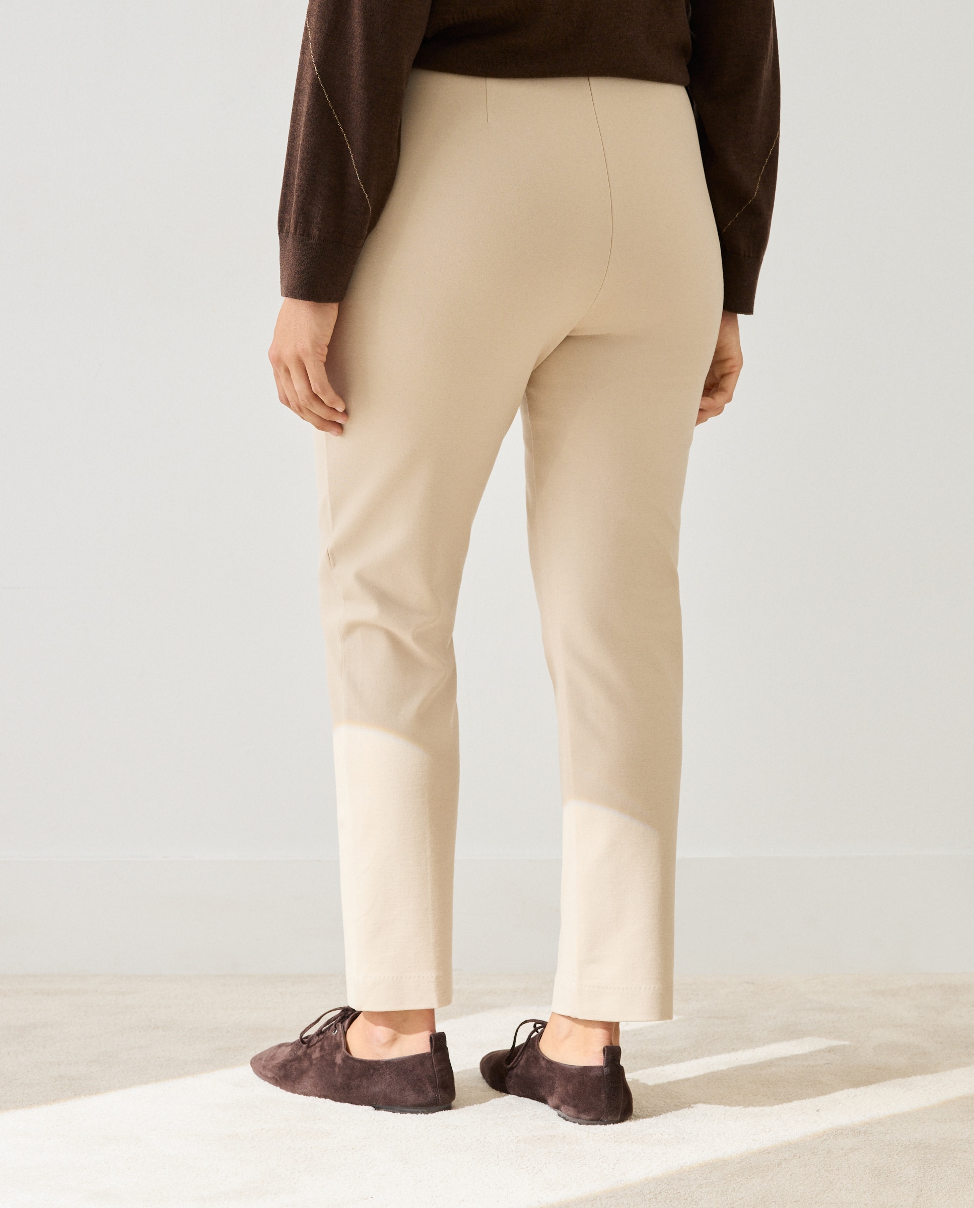 Imagen 3 de Pantalón punto roma básico - Couchel - Beige Beige