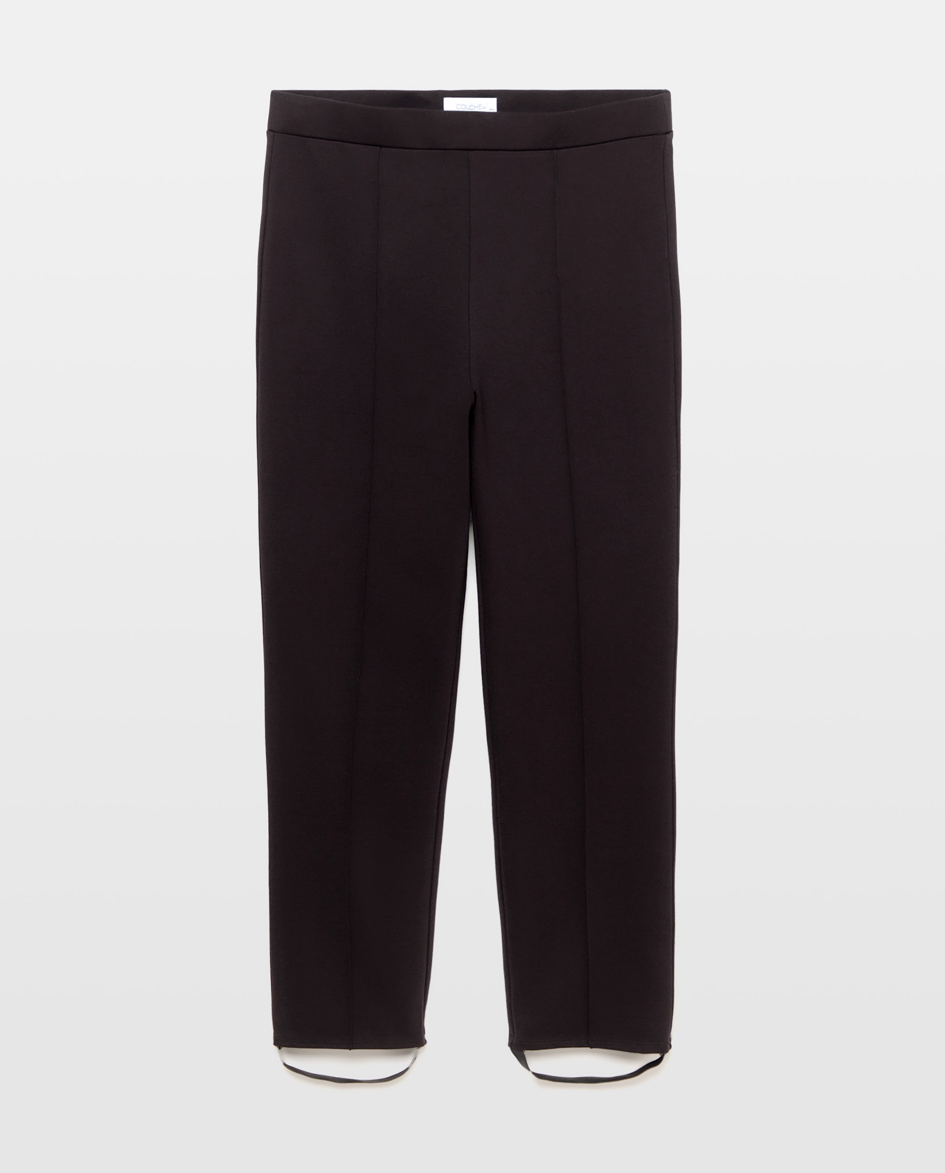 Calças de Malha Roma Tipo Leggings Preto-4