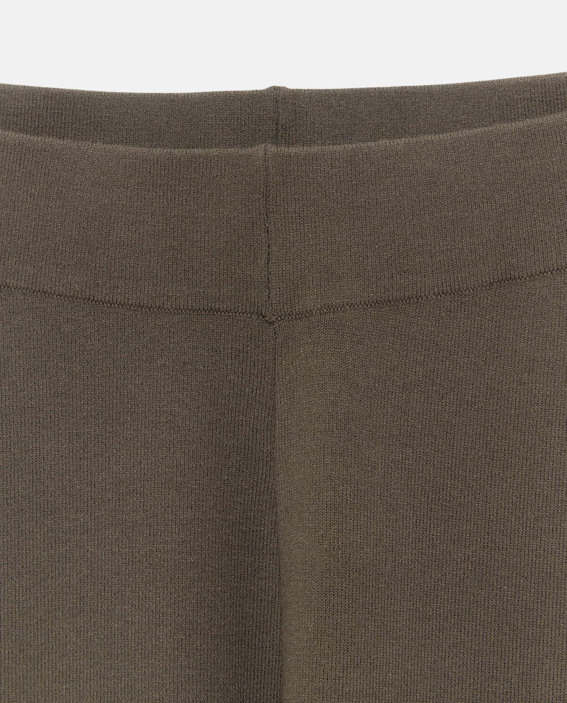 Calças Largas de Tricot 530 Verde Escuro-4